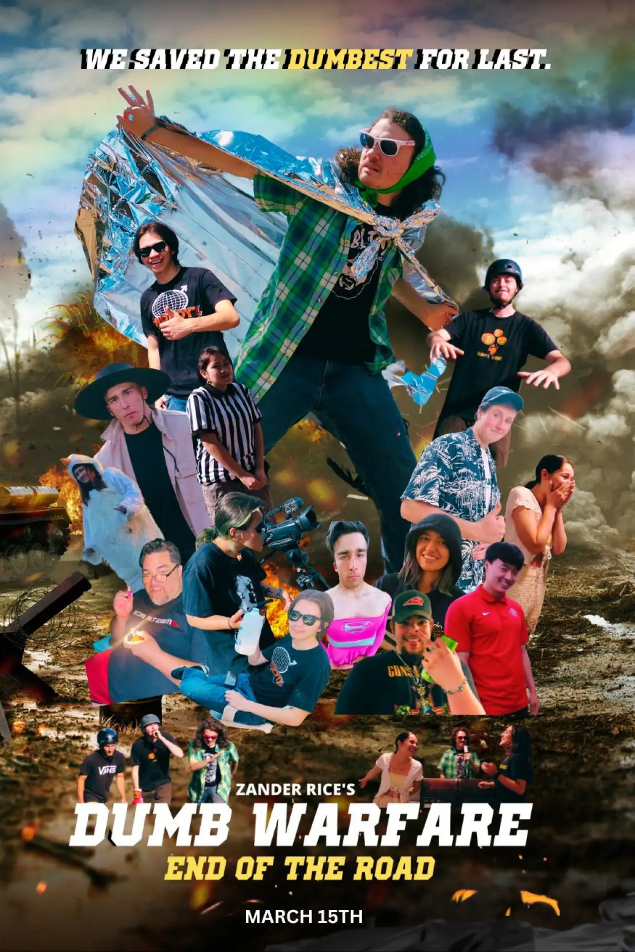 Постер к фильму "Dumb Warfare: End of the Road"