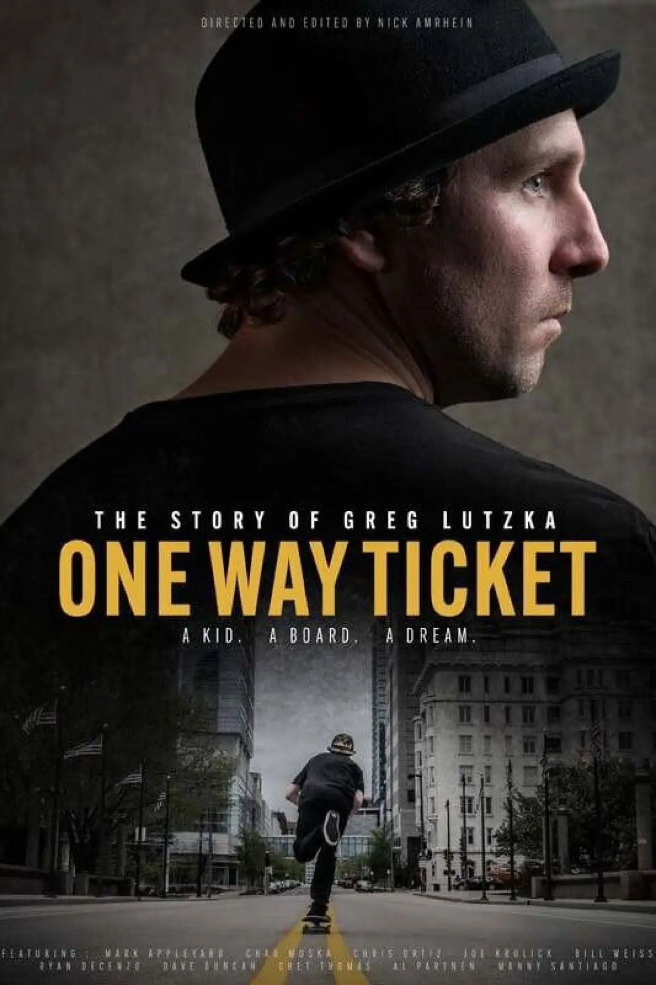 Постер к фильму "One Way Ticket: The Story of Greg Lutzka"