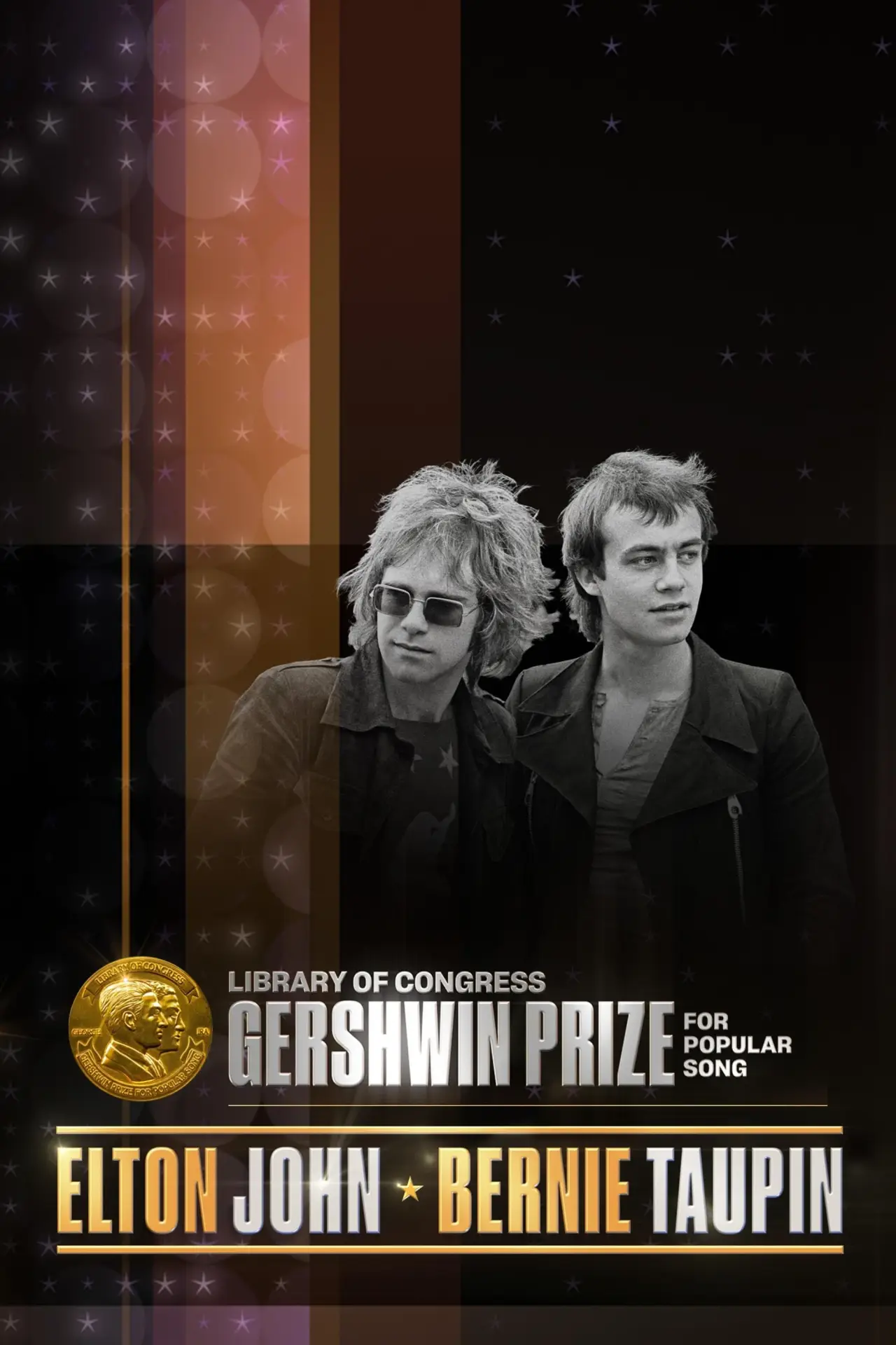 Постер к фильму "Elton John & Bernie Taupin: The Library of Congress Gershwin Prize for Popular Song"