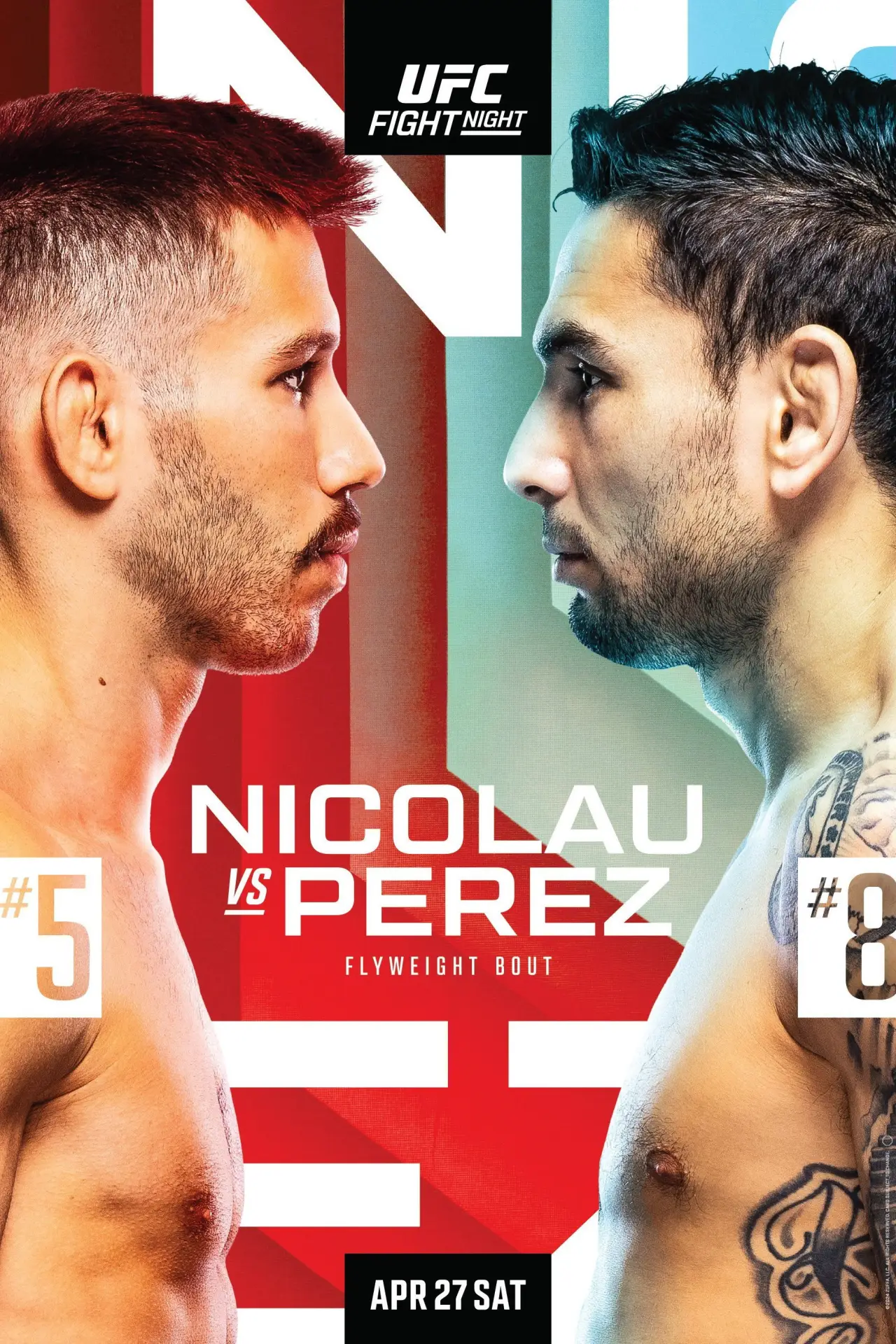 Постер к фильму "UFC on ESPN 55: Nicolau vs. Perez"
