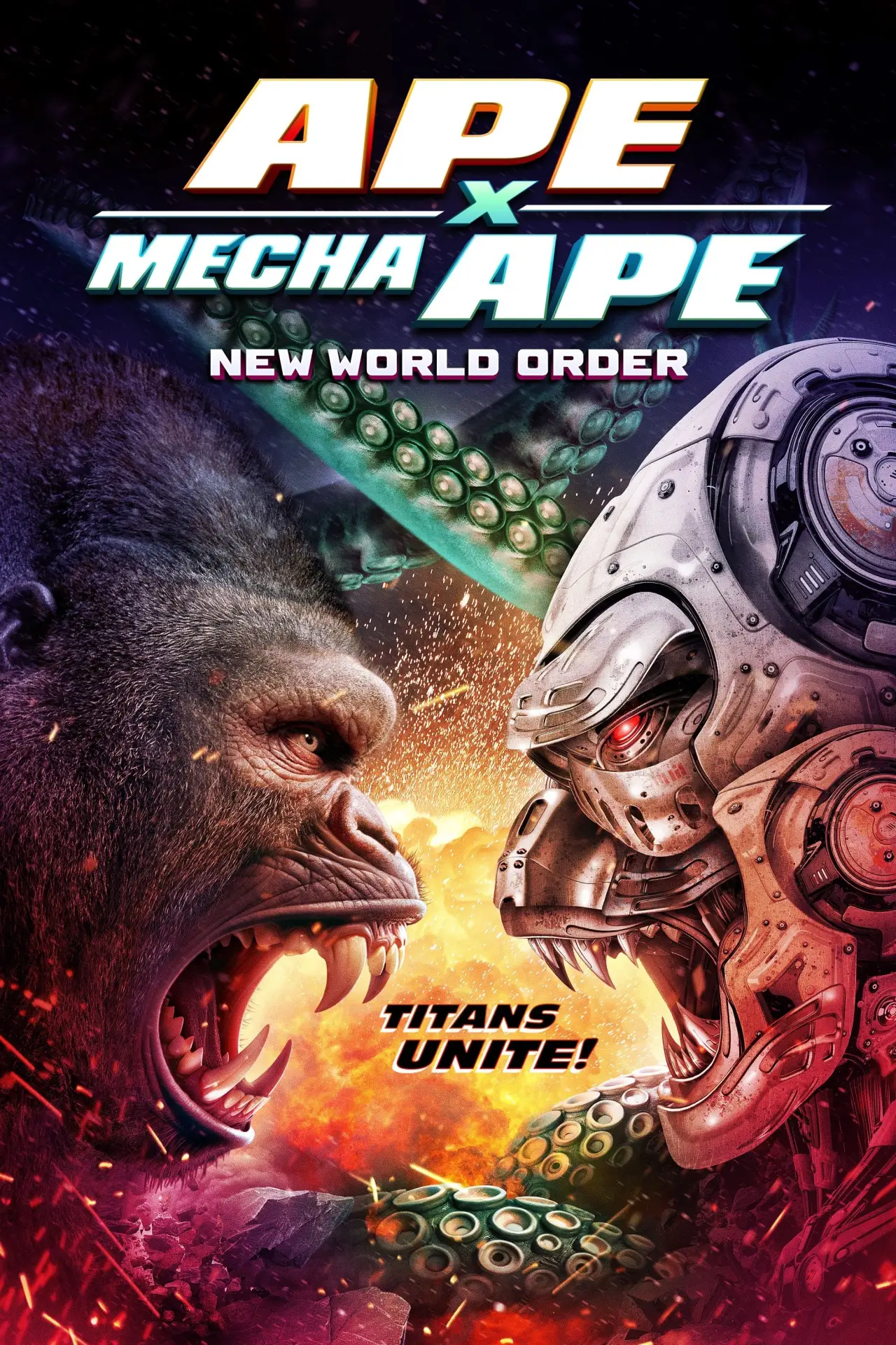 Постер к фильму "Ape X Mecha Ape: New World Order"