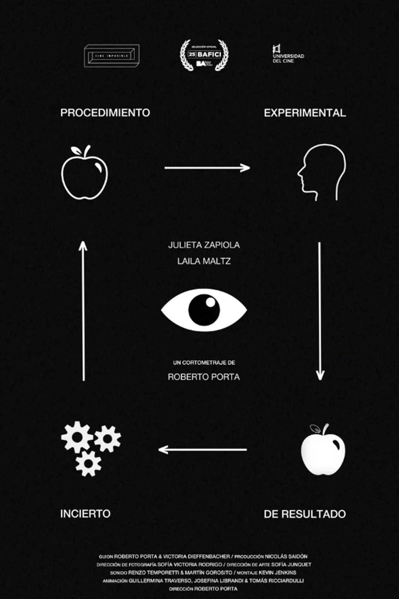 Постер к фильму "Procedimiento experimental de resultado incierto"