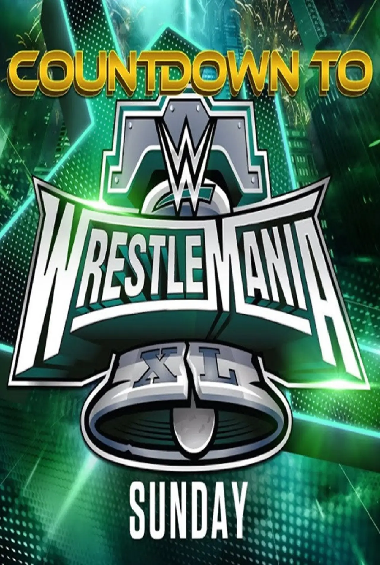 Постер к фильму "WWE Countdown to WrestleMania XL Sunday"