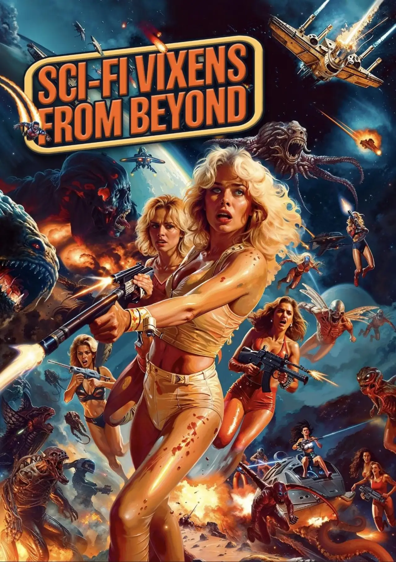 Постер к фильму "Sci-Fi Vixens from Beyond"