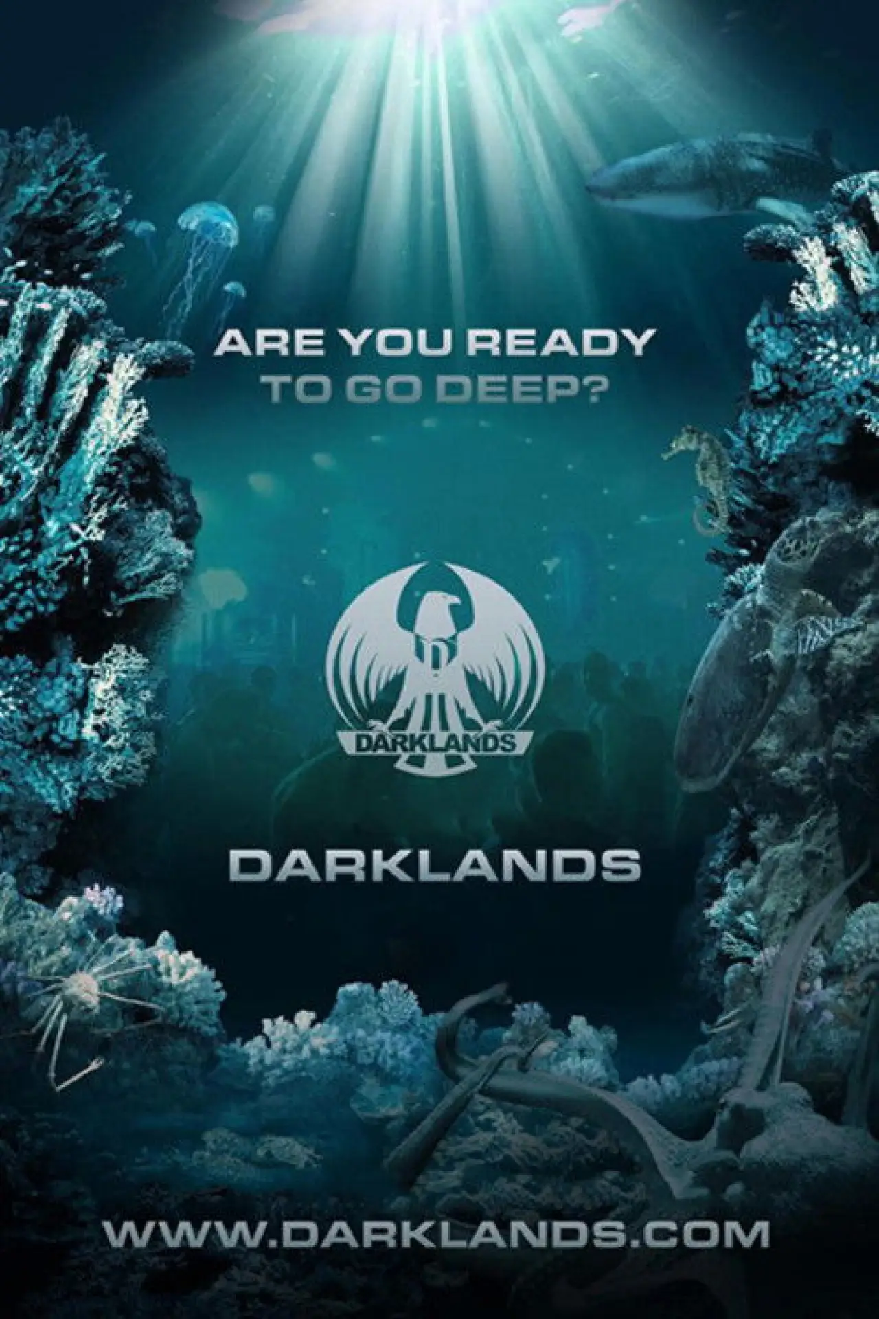 Постер к фильму "Darklands: Are You Ready to Go Deep?"