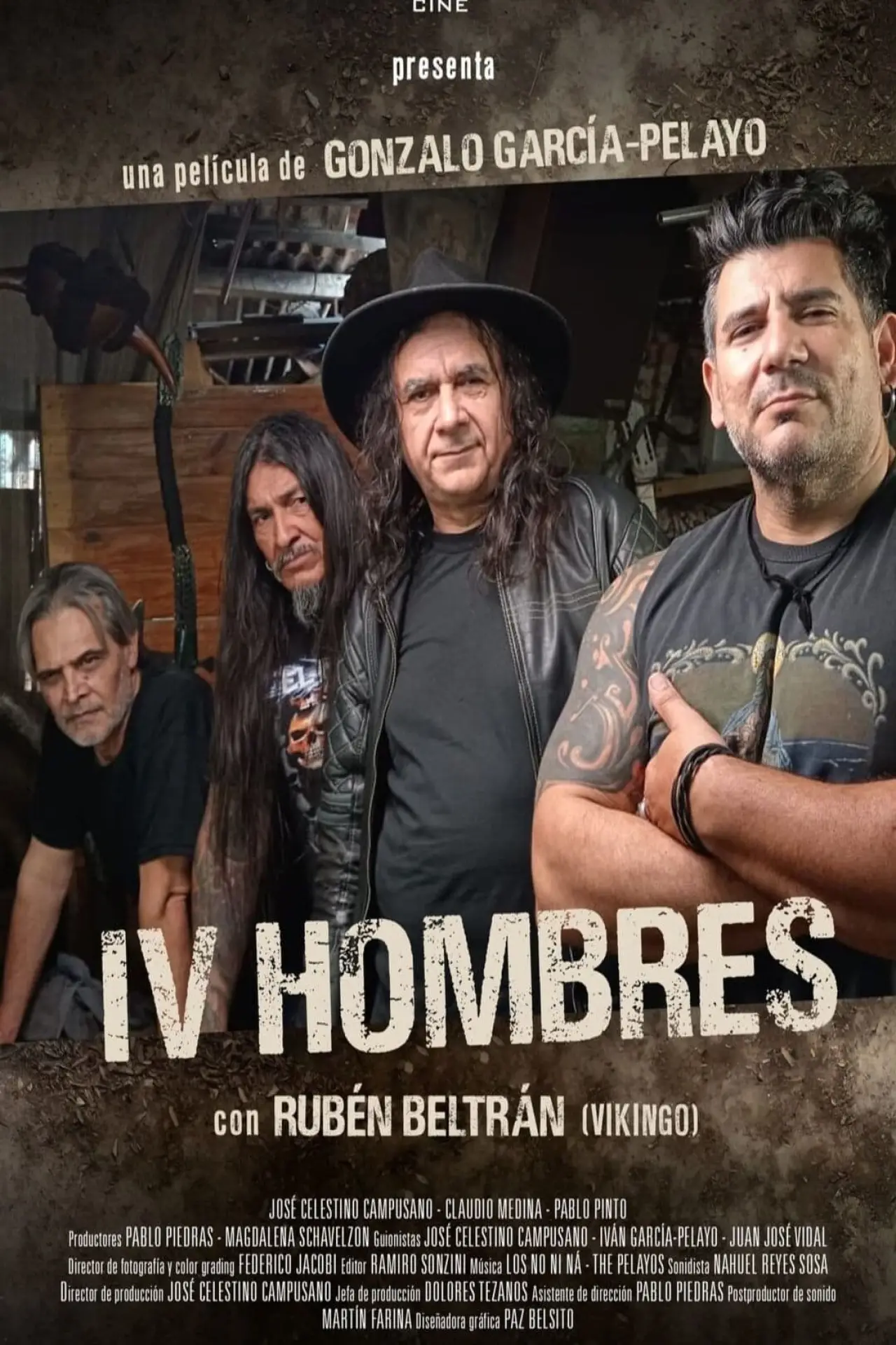 Постер к фильму "Cuatro hombres"