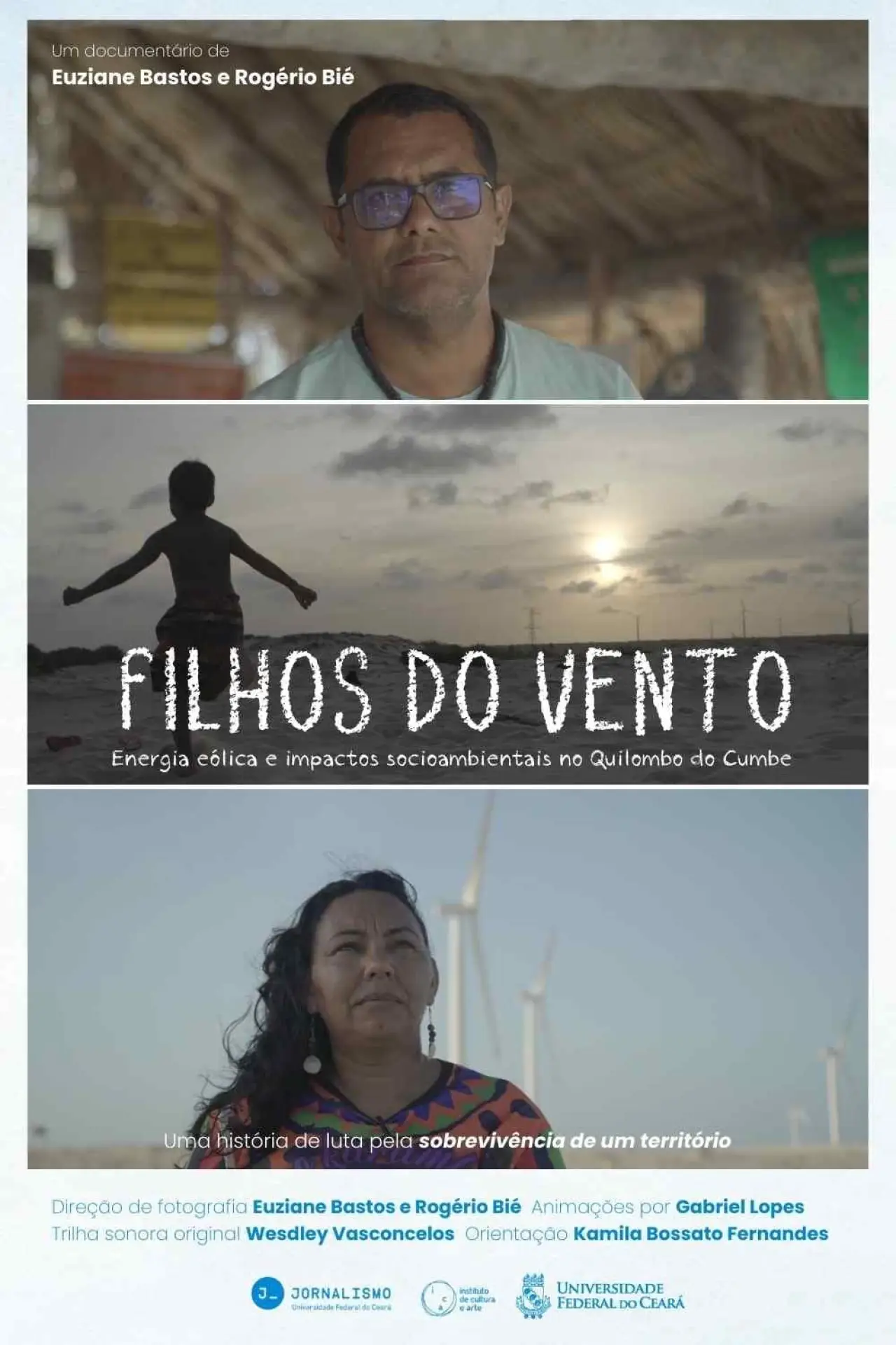 Постер к фильму "Filhos do Vento: Energia Eólica e Impactos Socioambientais no Quilombo do Cumbe"
