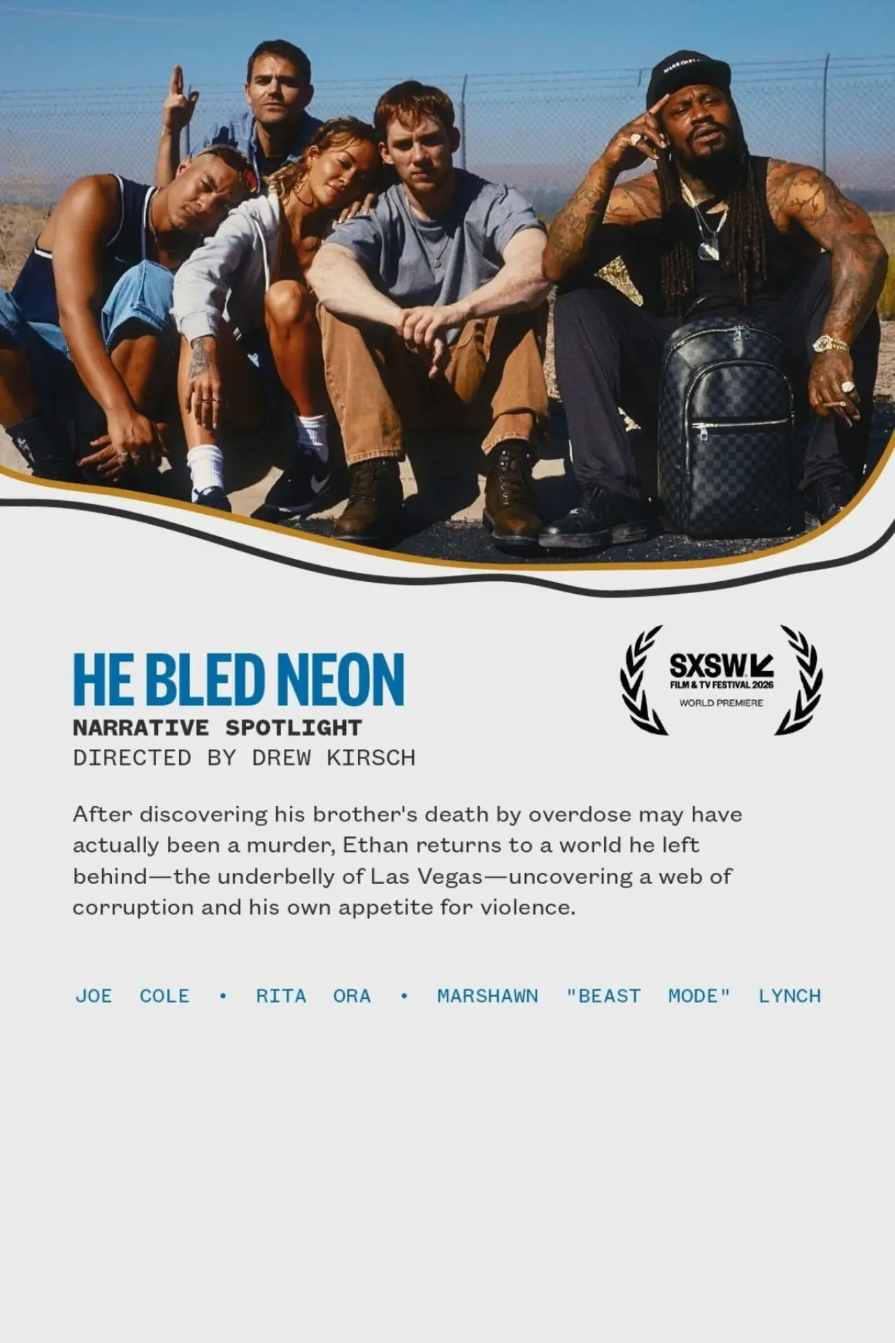 Постер к фильму "He Bled Neon"
