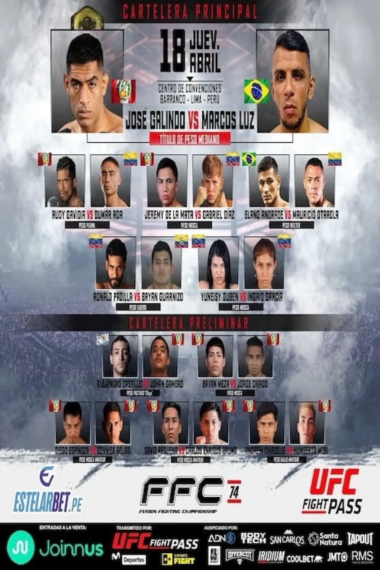 Постер к фильму "FFC 74: Galindo vs. Luz"