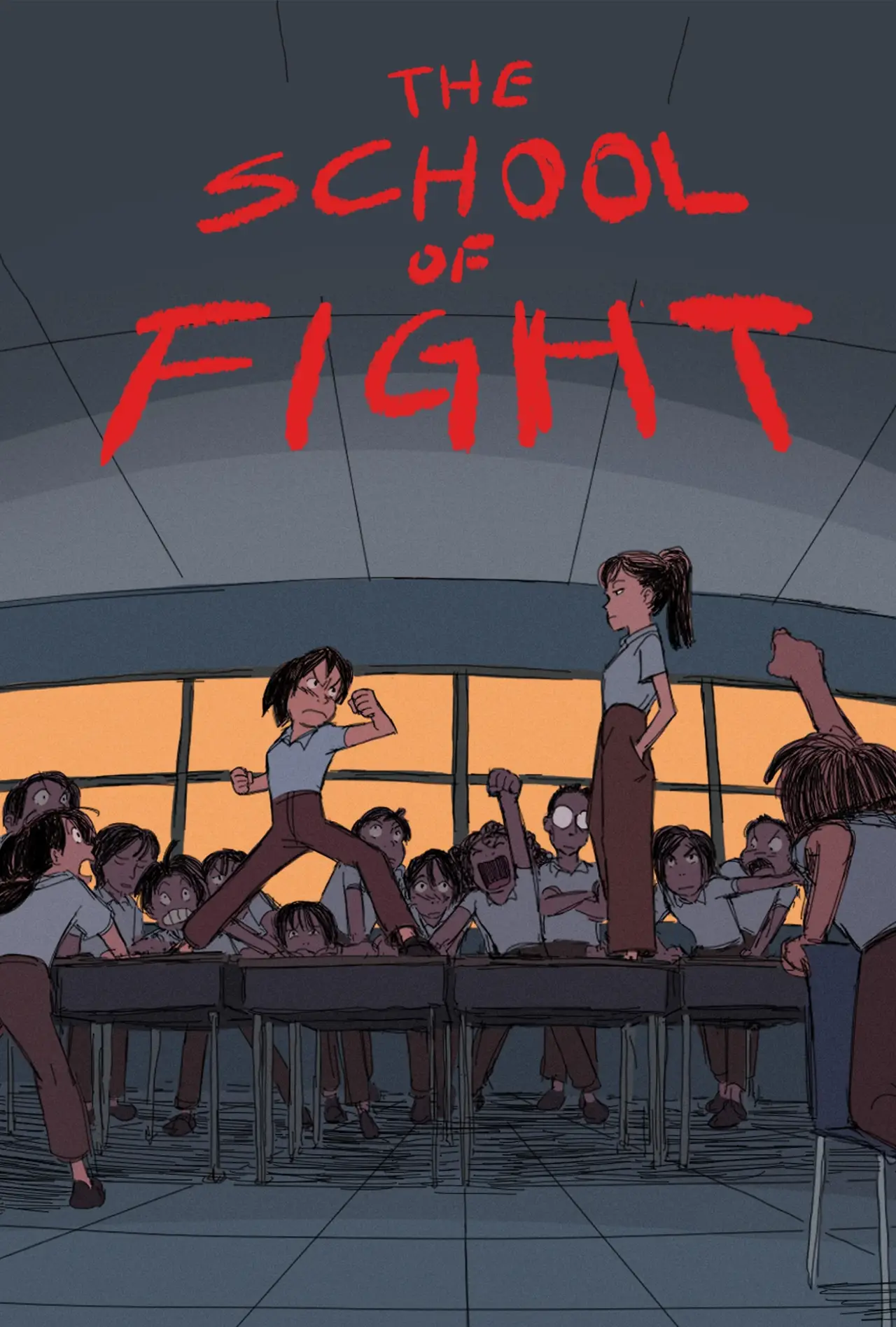 Постер к фильму "The School of Fight"