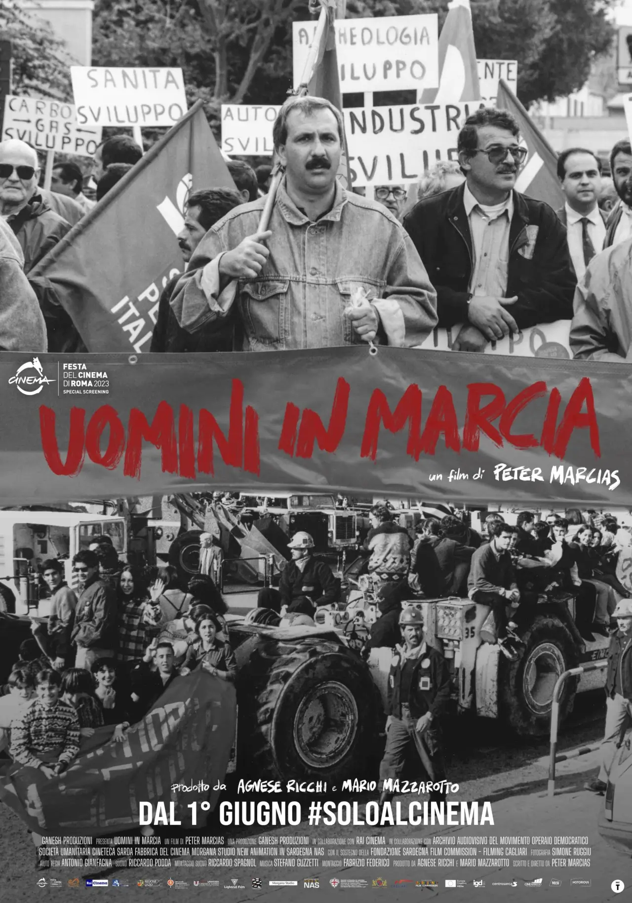 Постер к фильму "Uomini in Marcia"