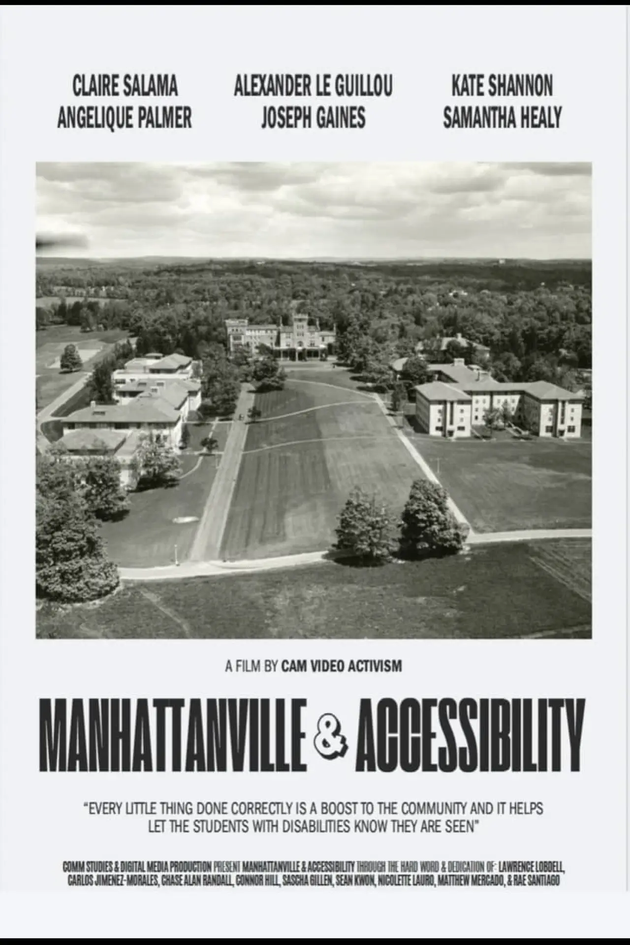 Постер к фильму "Manhattanville & Accessibility"