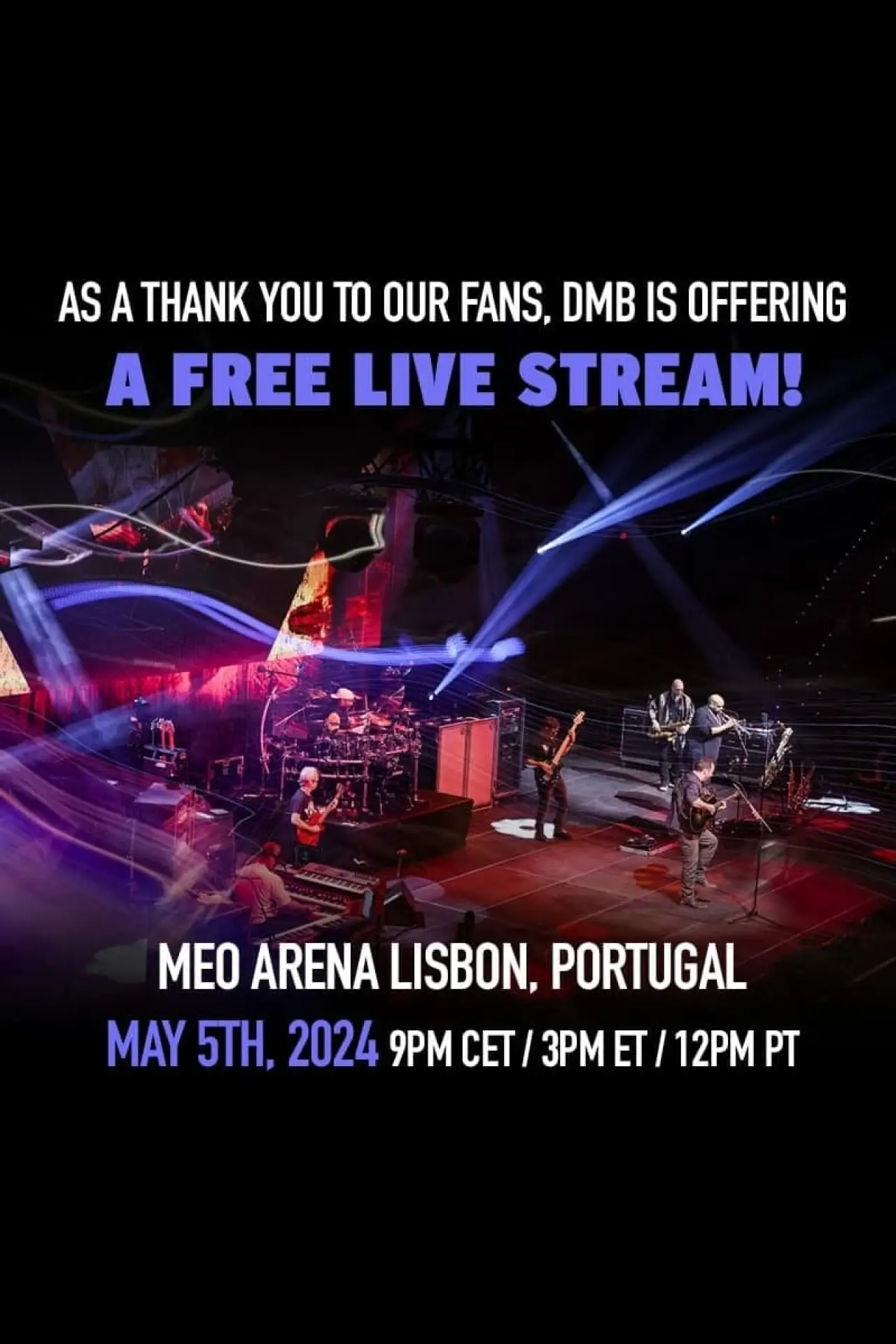 Постер к фильму "Dave Matthews Band - Live in Lisbon, Portugal"