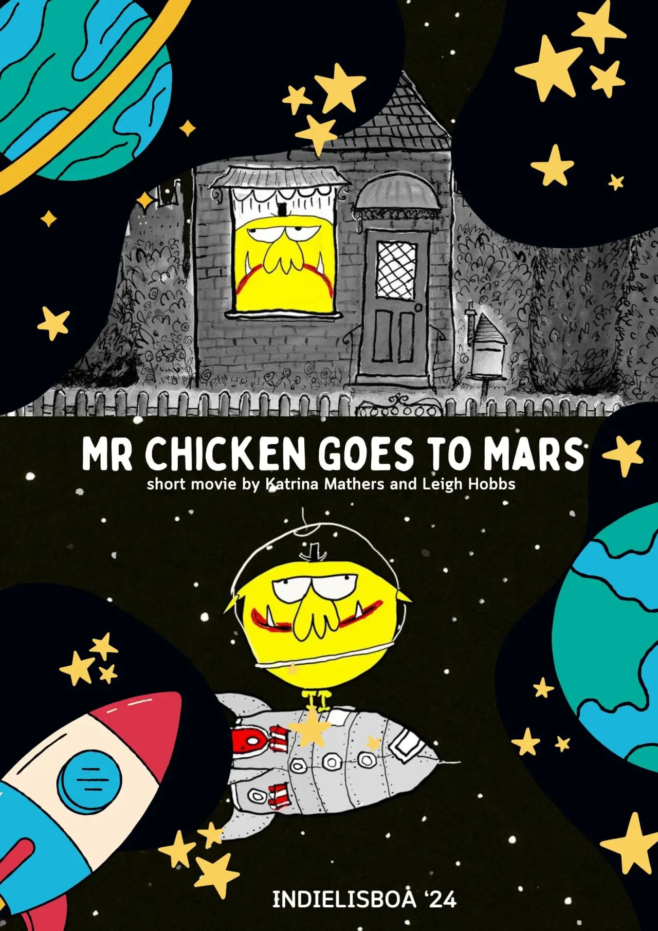 Постер к фильму "Mr Chicken Goes to Mars"