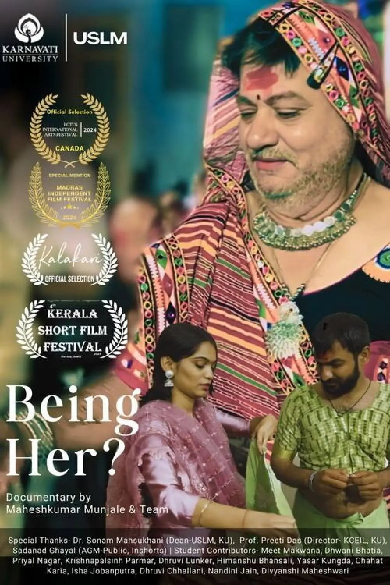 Постер к фильму "Being Her?"