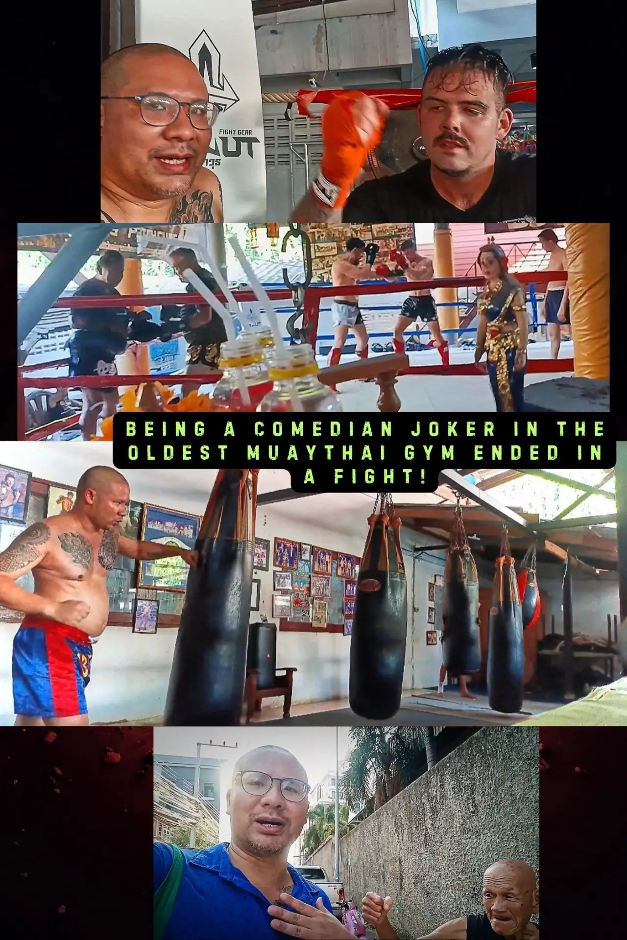 Постер к фильму "Being a Comedian Joker in the Oldest Muaythai Gym ended in a Fight!"