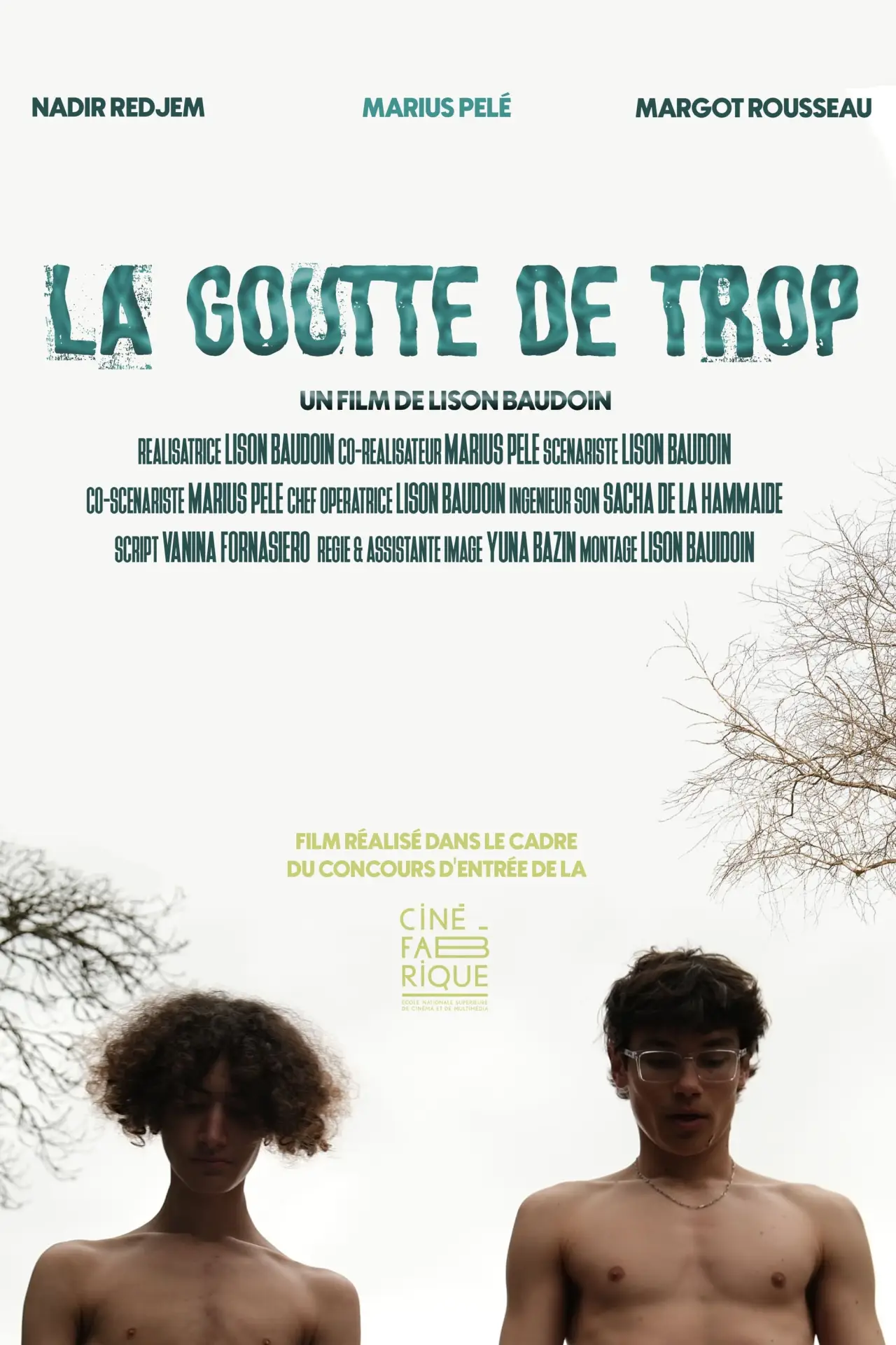 Постер к фильму "La goutte de trop"