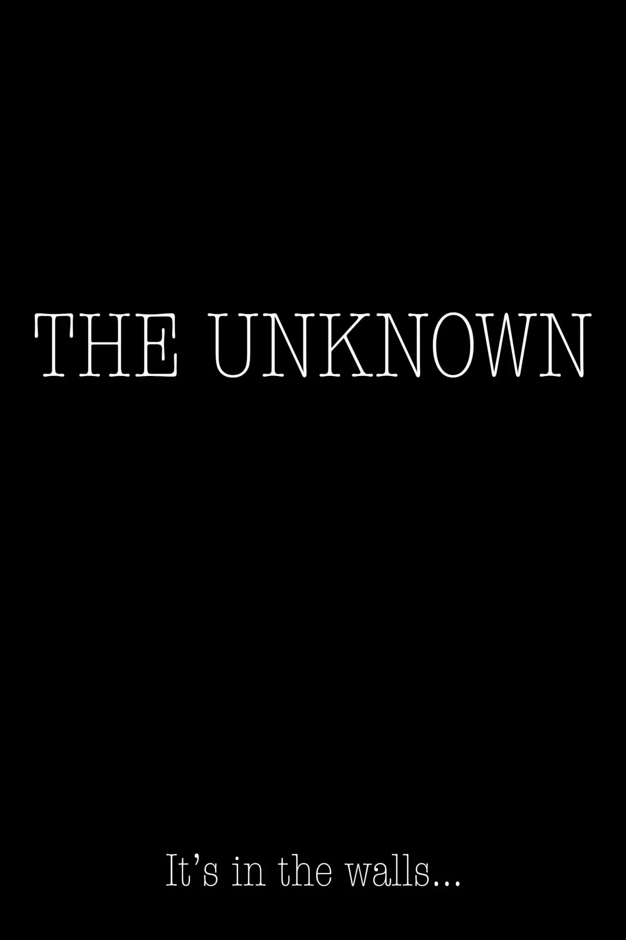 Постер к фильму "The Unknown"