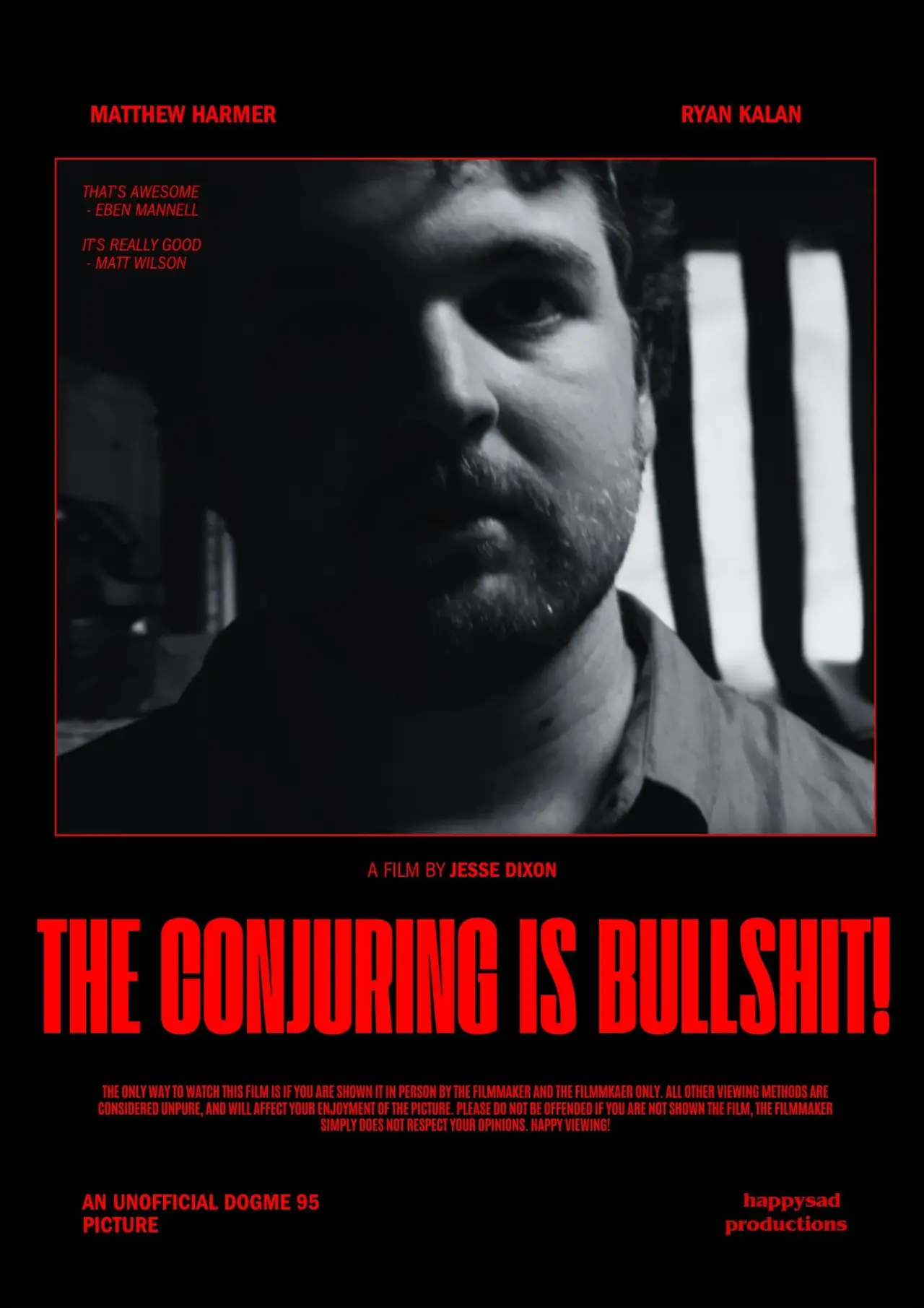 Постер к фильму "The Conjuring Is Bullshit!"