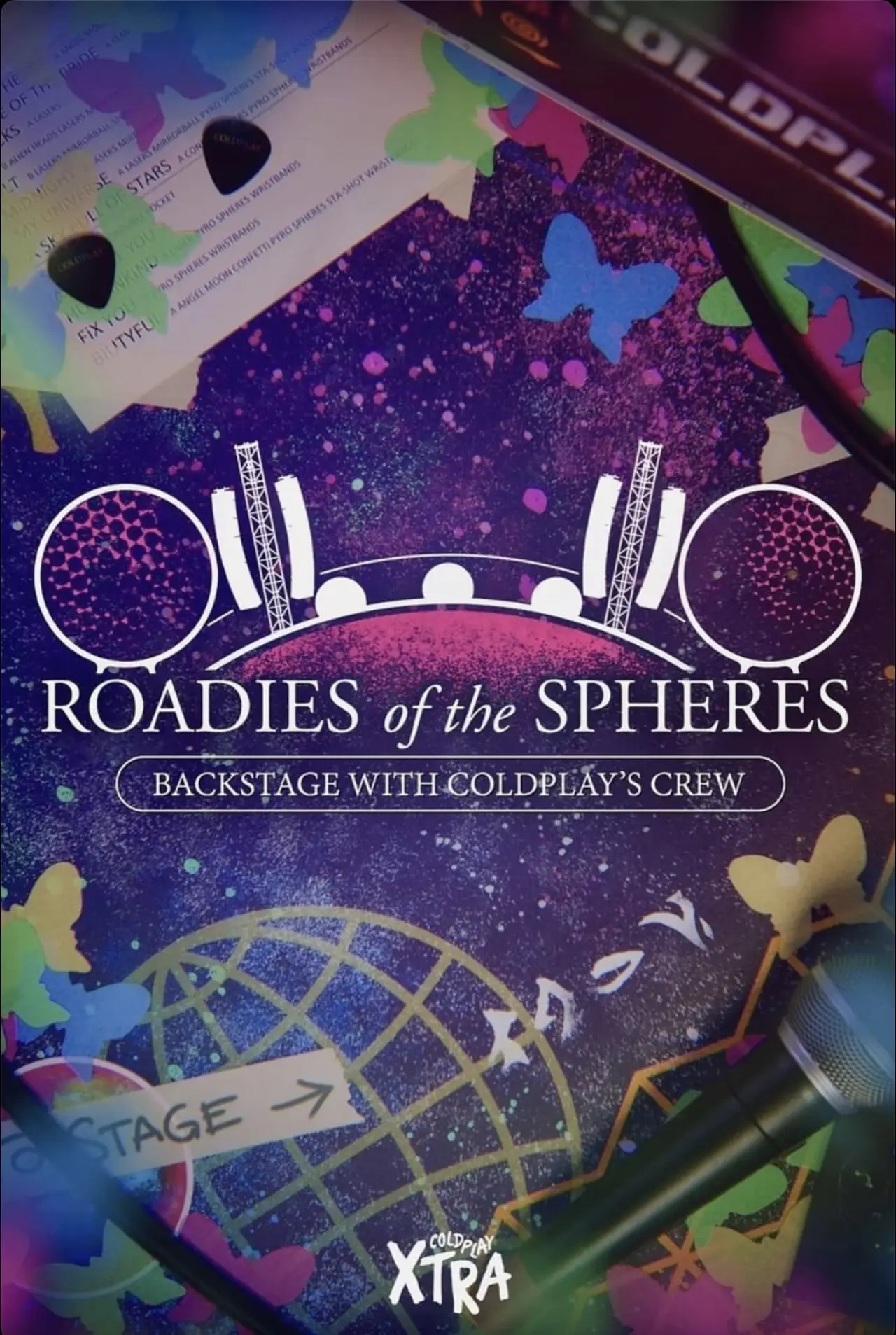 Постер к фильму "Roadies of the Spheres: Backstage with Coldplay’s Crew"