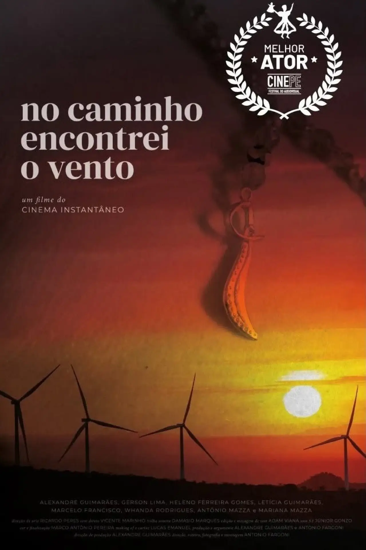 Постер к фильму "No Caminho Encontrei o Vento"