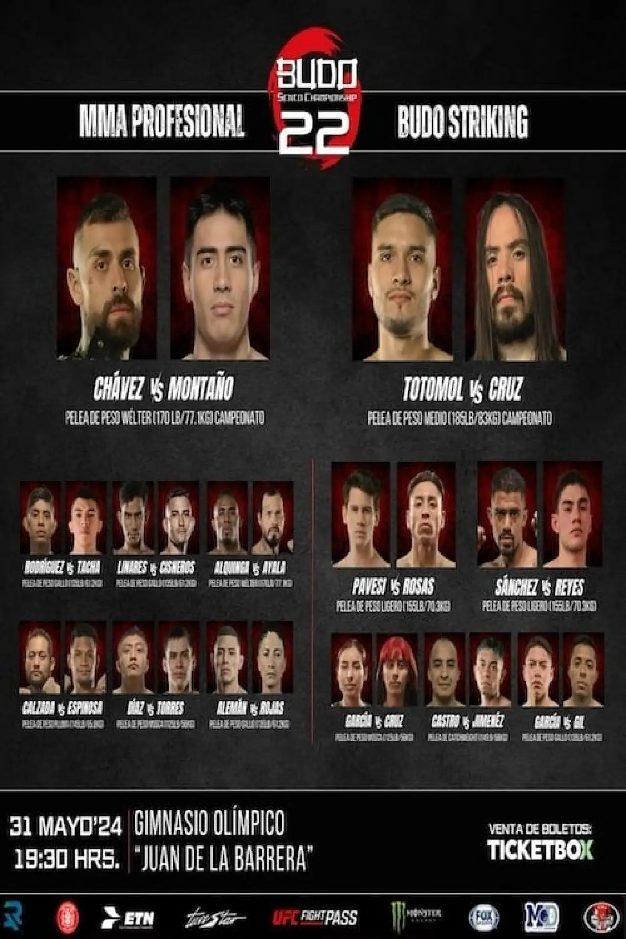Постер к фильму "Budo Sento Championship 22"