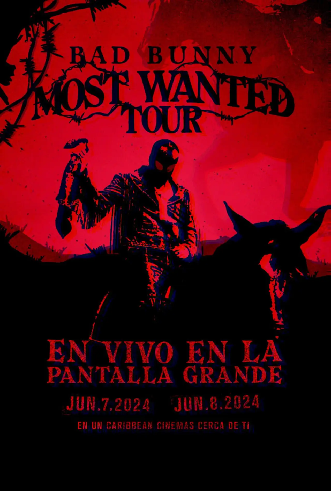 Постер к фильму "Bad Bunny: Most Wanted Tour"