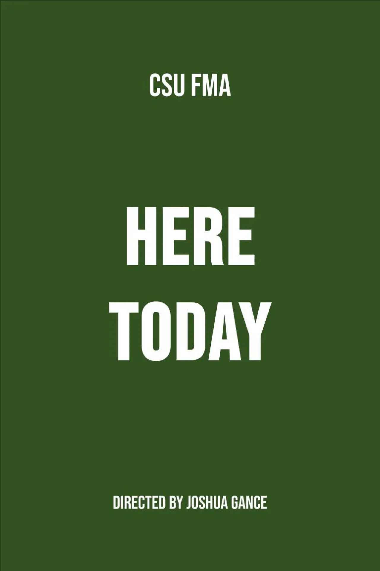 Постер к фильму "Here Today"