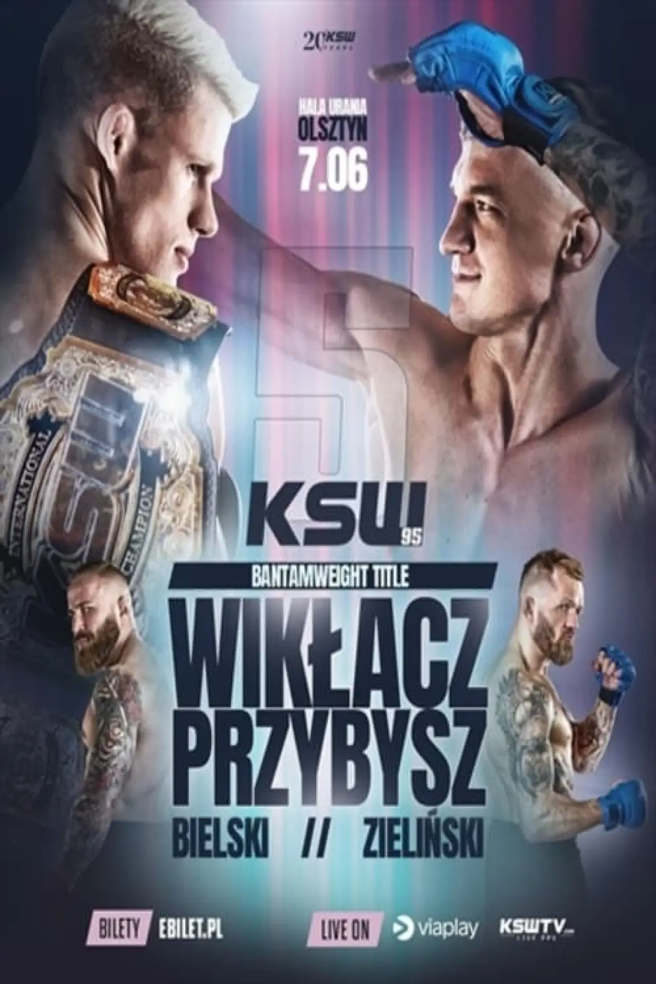 Постер к фильму "KSW 95: Wiklacz vs. Przybysz 5"