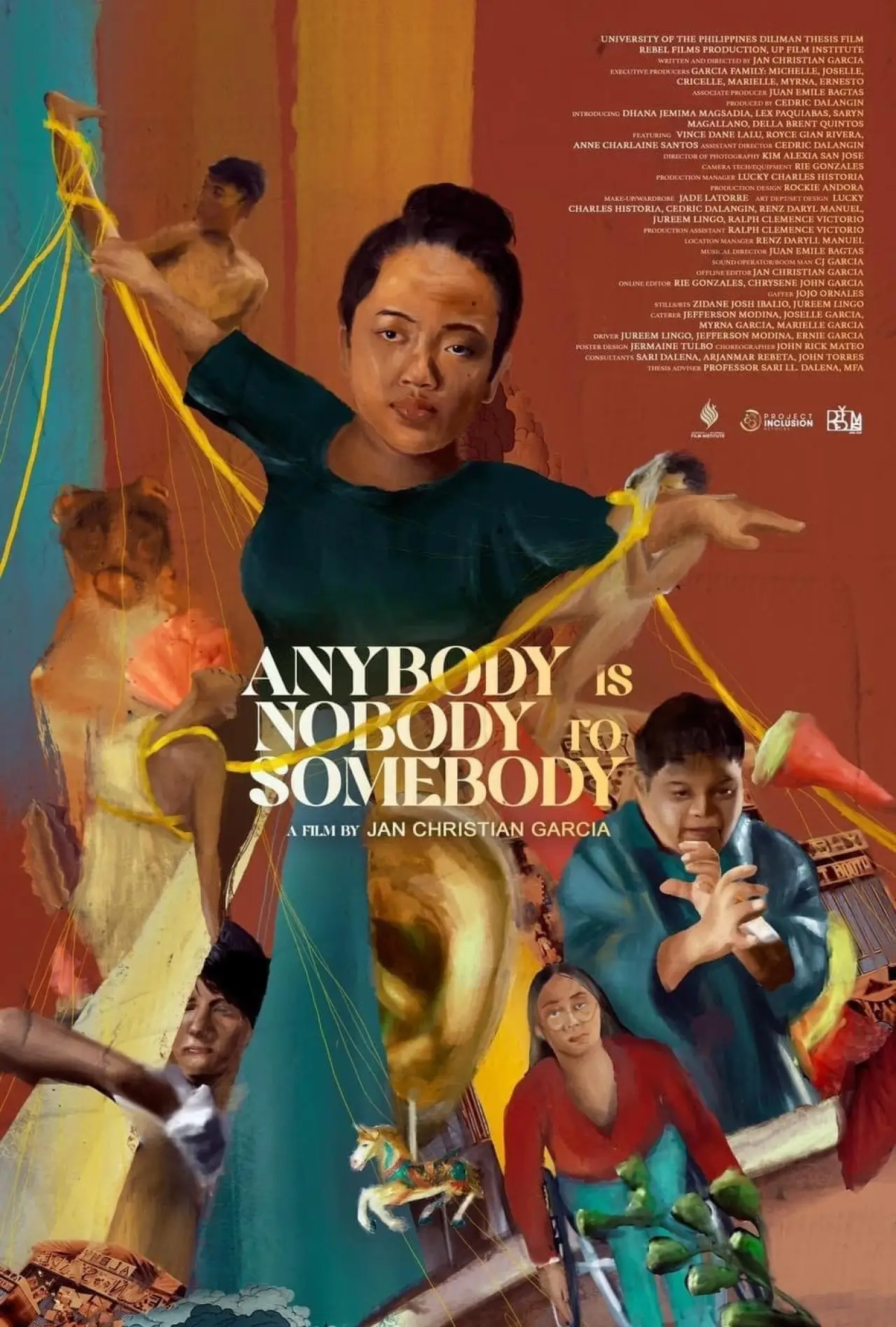 Постер к фильму "Anybody is Nobody to Somebody"