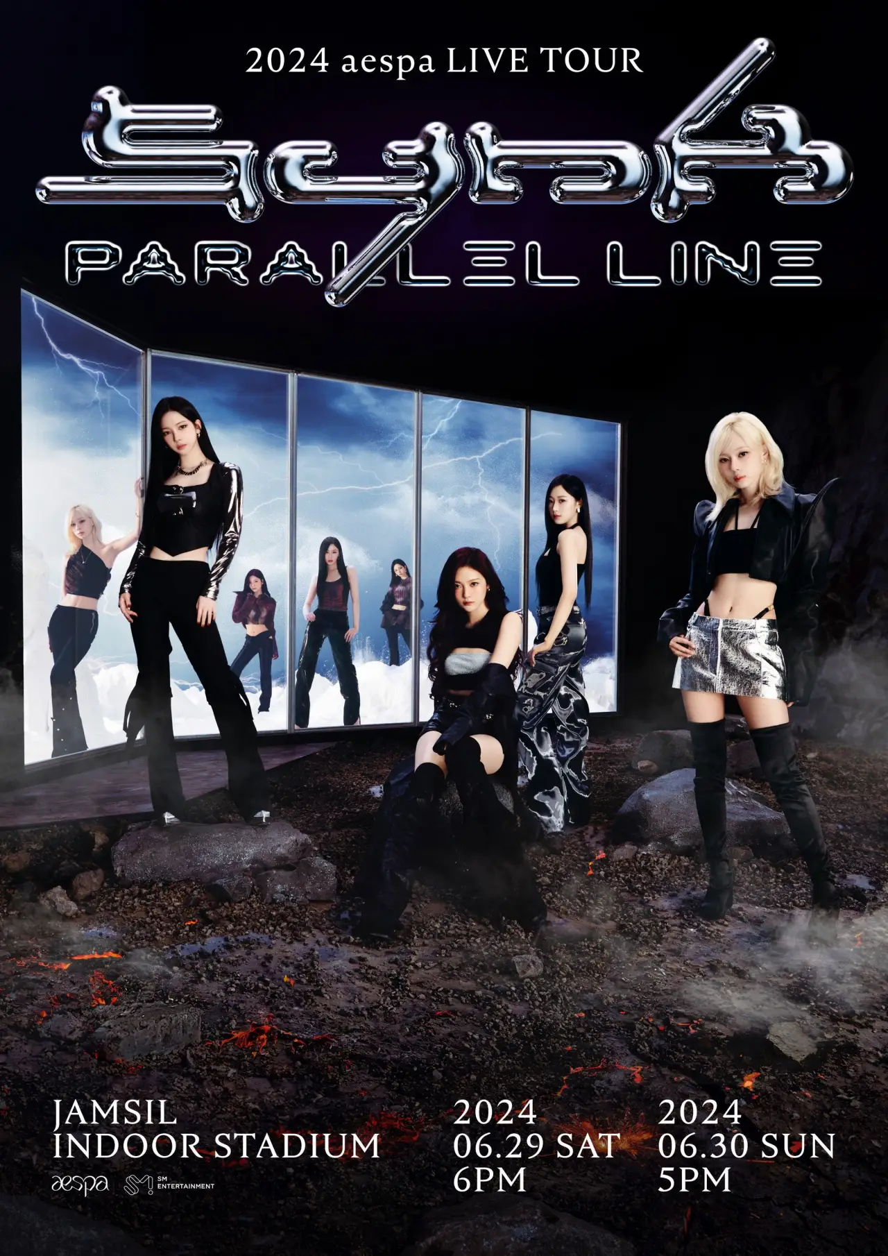 Постер к фильму "2024 aespa LIVE TOUR - SYNK：PARALLEL LINE - in SEOUL"