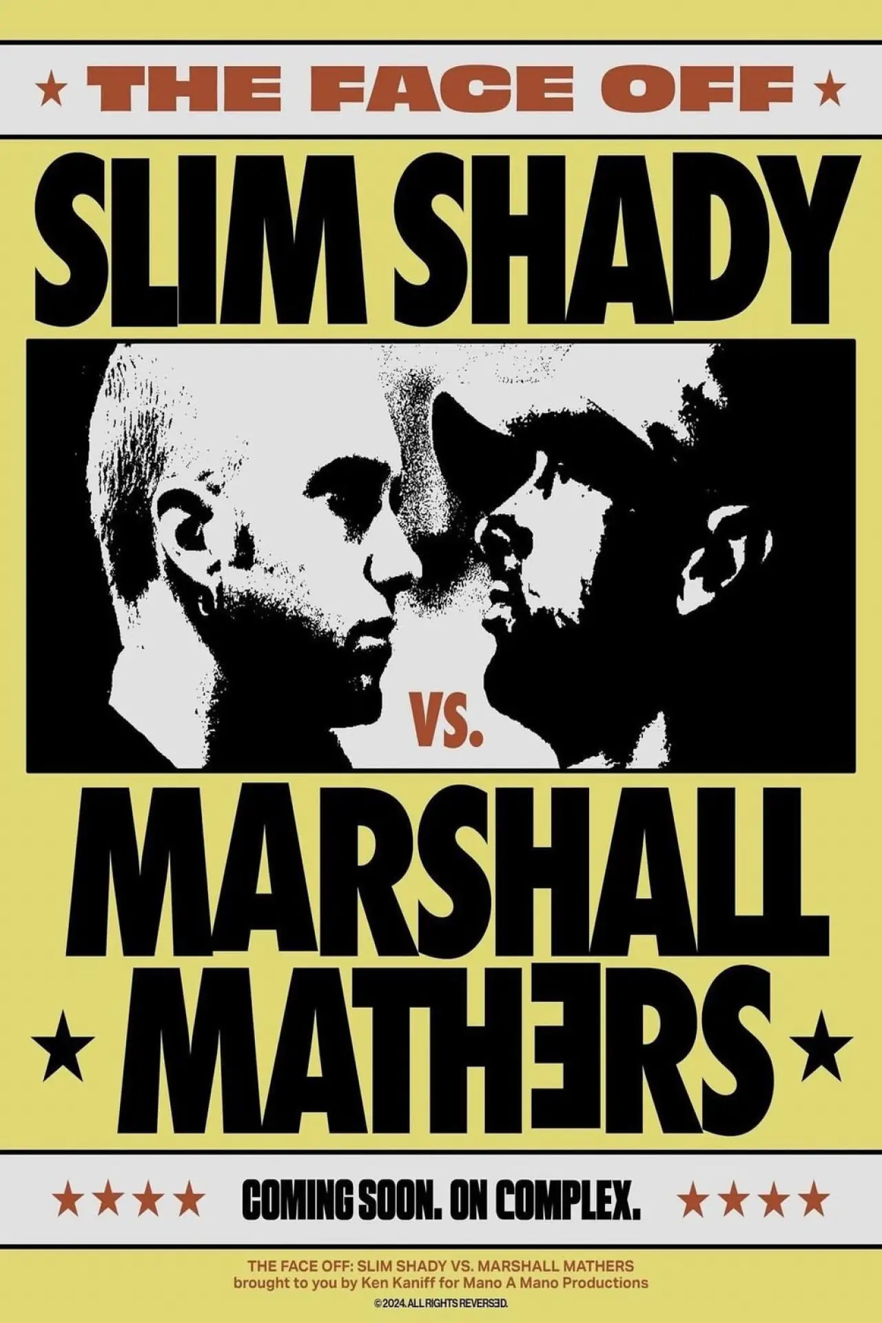 Постер к фильму "Slim Shady vs. Marshall Mathers: THE FACE-OFF"