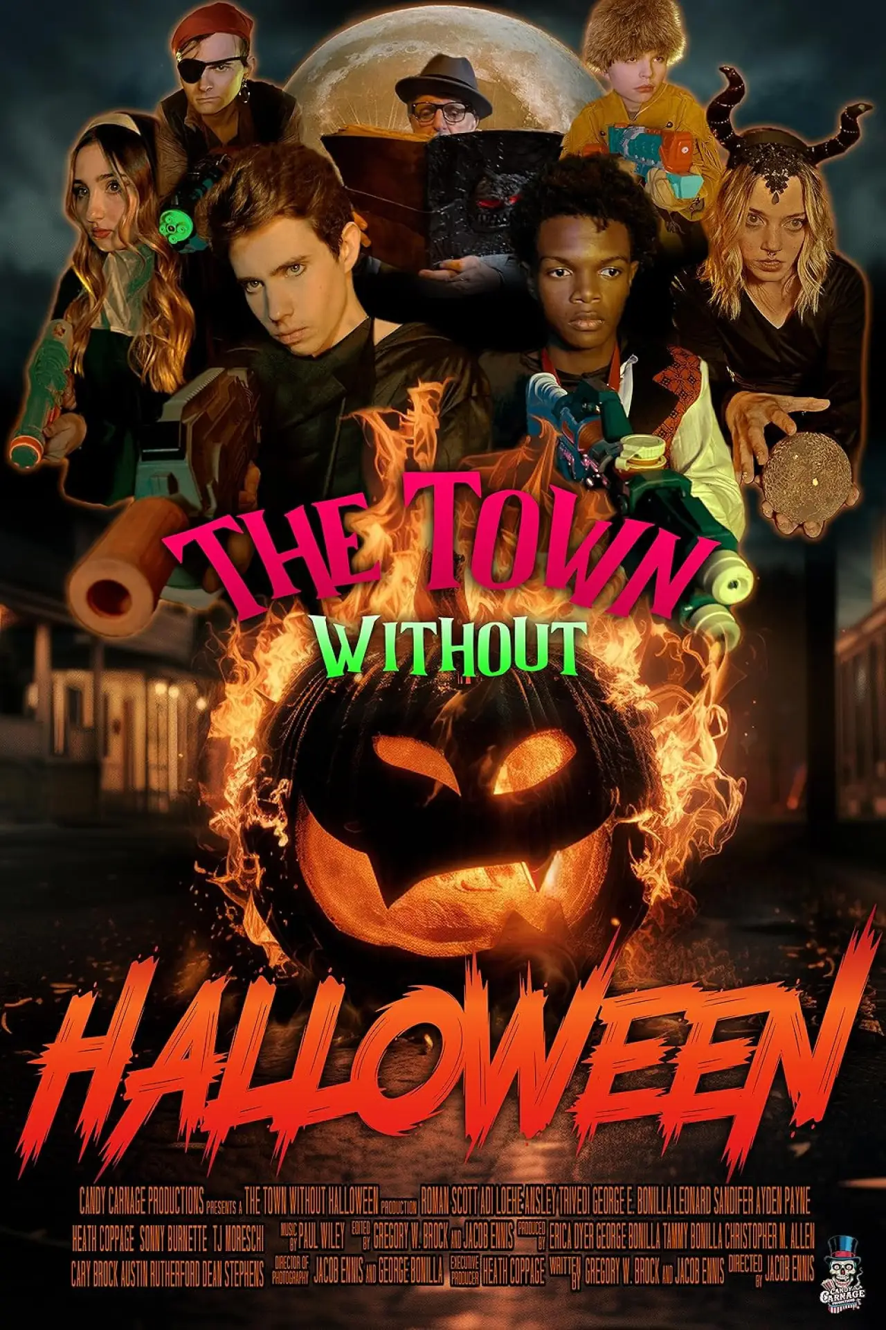 Постер к фильму "The Town Without Halloween"
