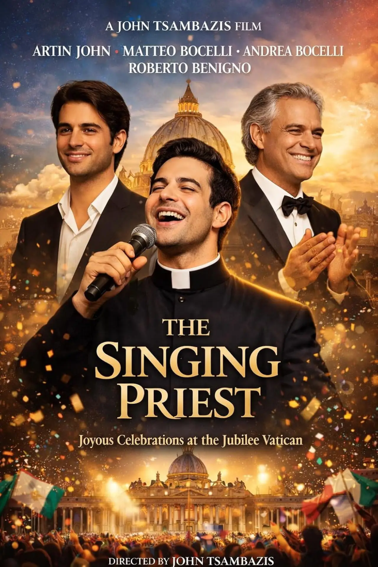 Постер к фильму "The Singing Priest"