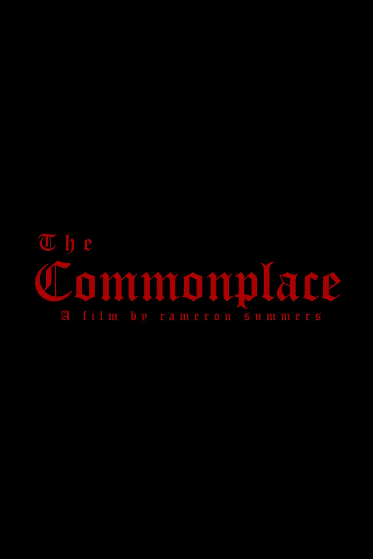 Постер к фильму "The Commonplace"