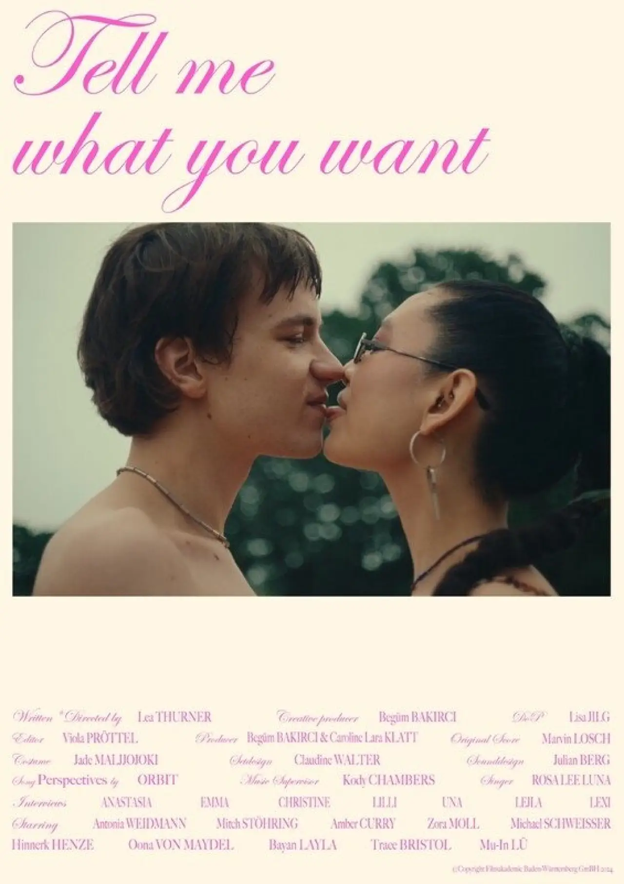 Постер к фильму "Tell Me What You Want"