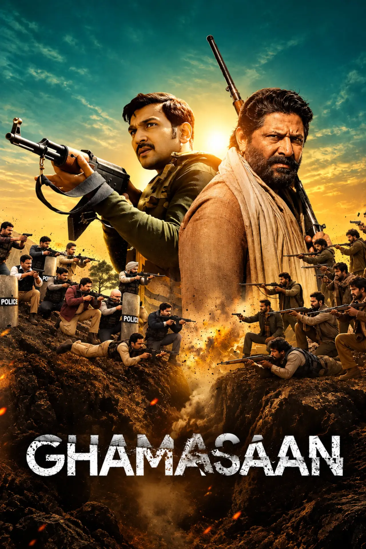 Постер к фильму "घमासान"