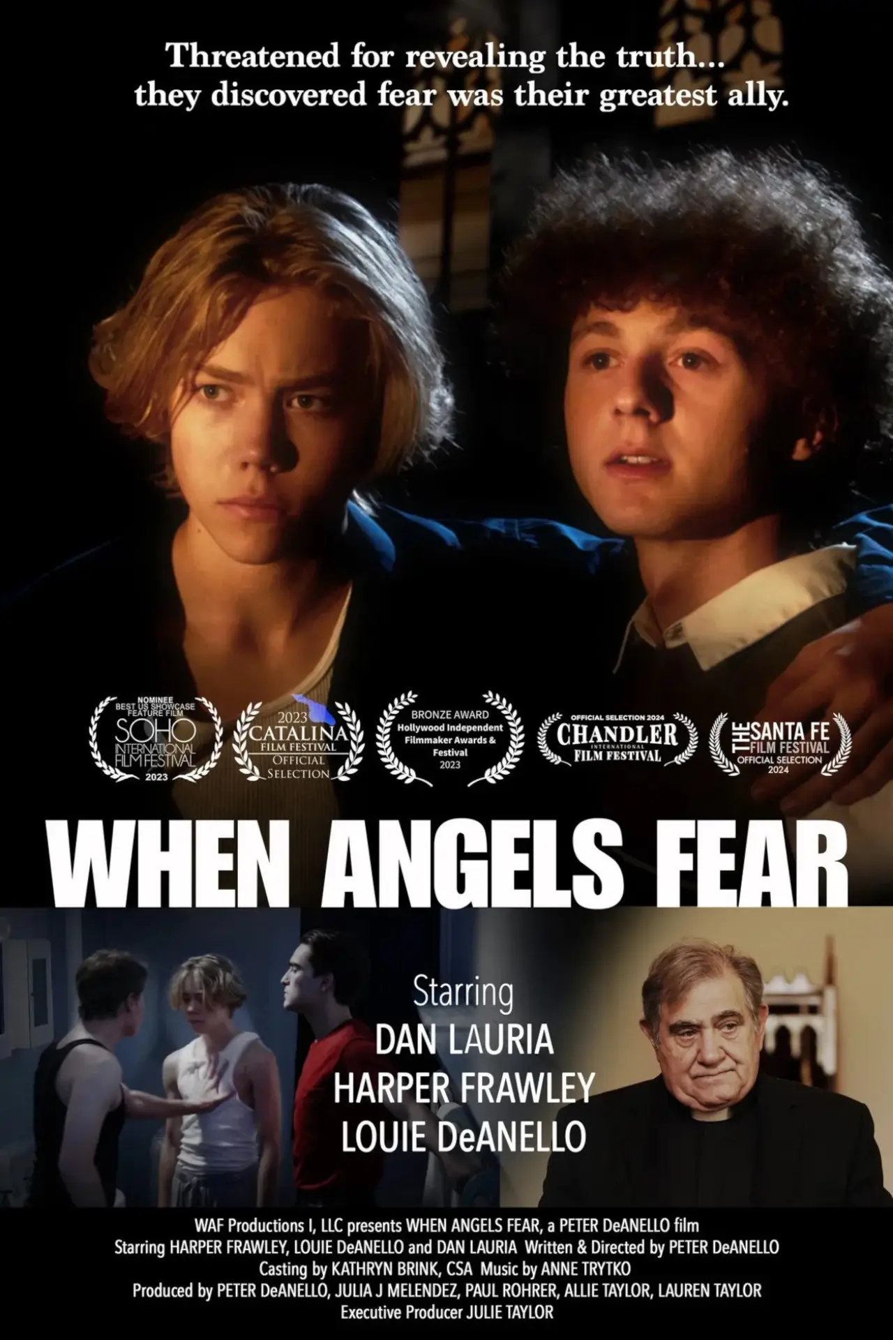 Постер к фильму "When Angels Fear"