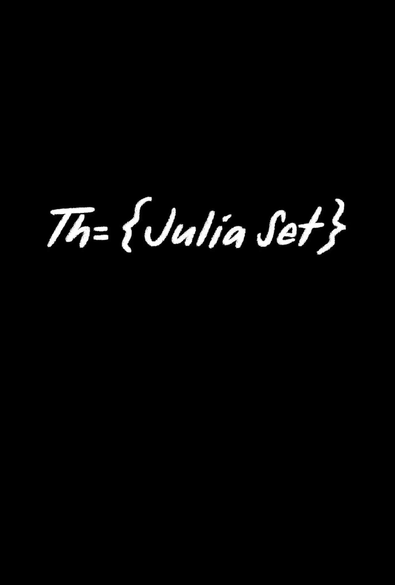 Постер к фильму "The Julia Set"