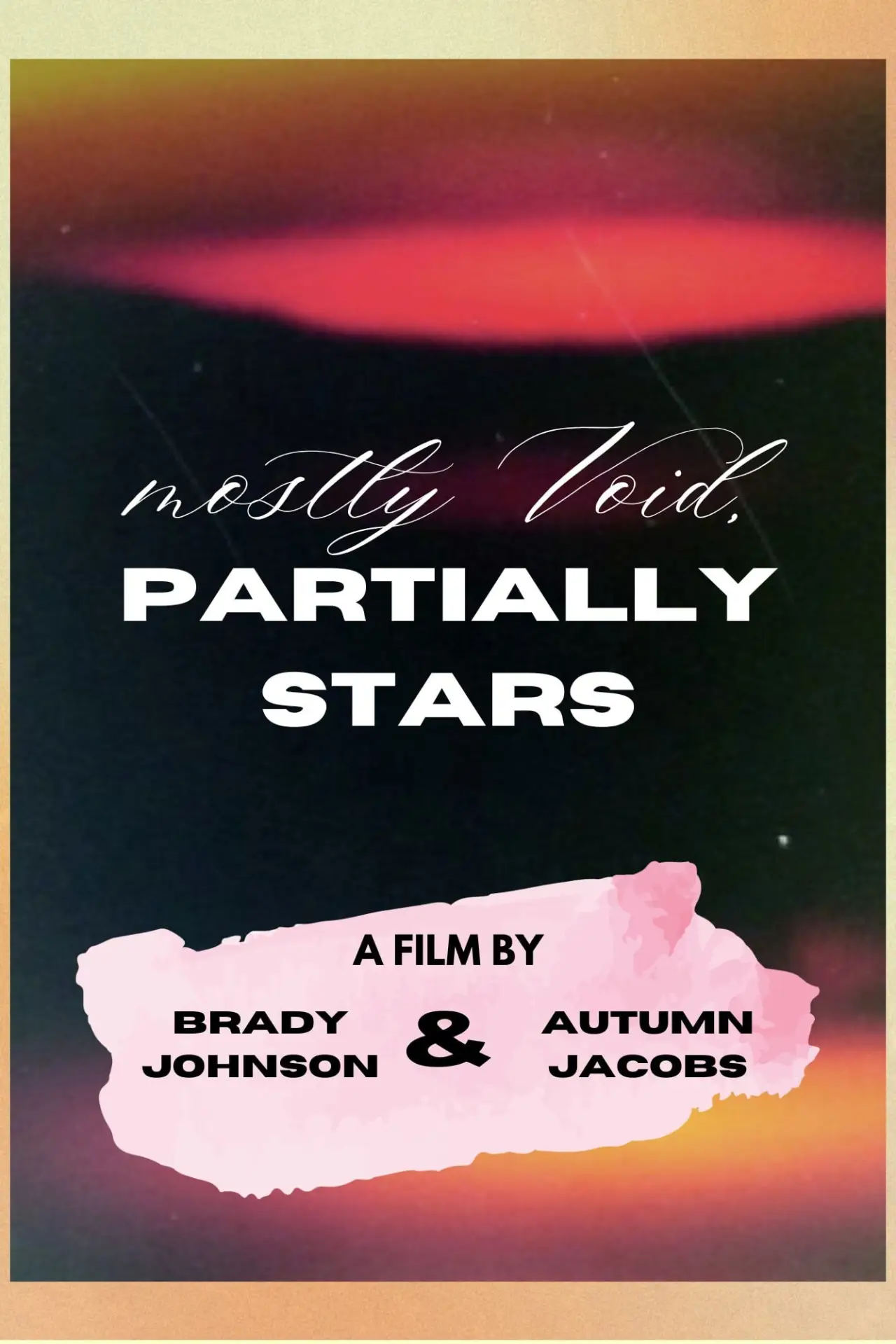 Постер к фильму "Mostly Void, Partially Stars"