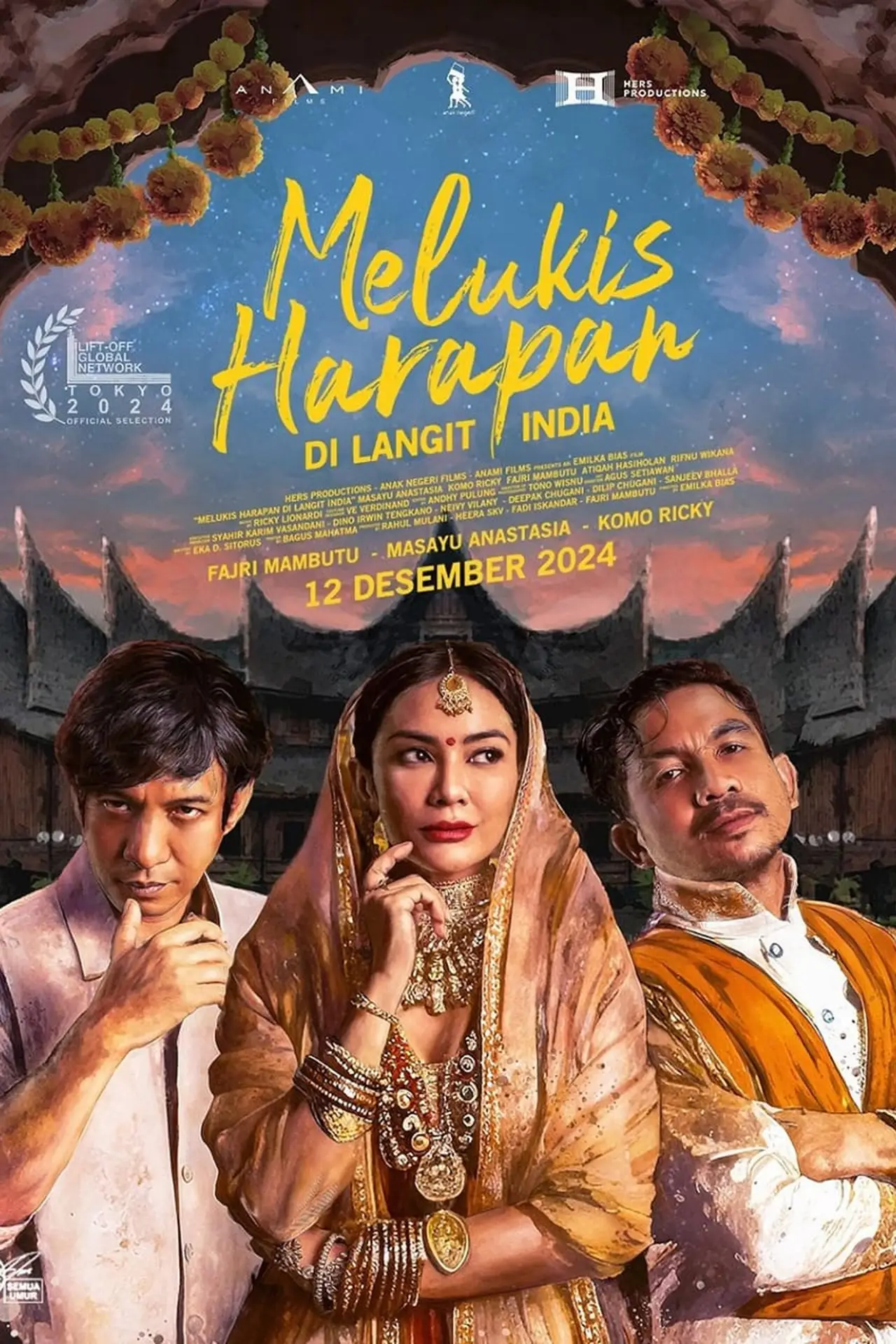 Постер к фильму "Melukis Harapan Di Langit India"