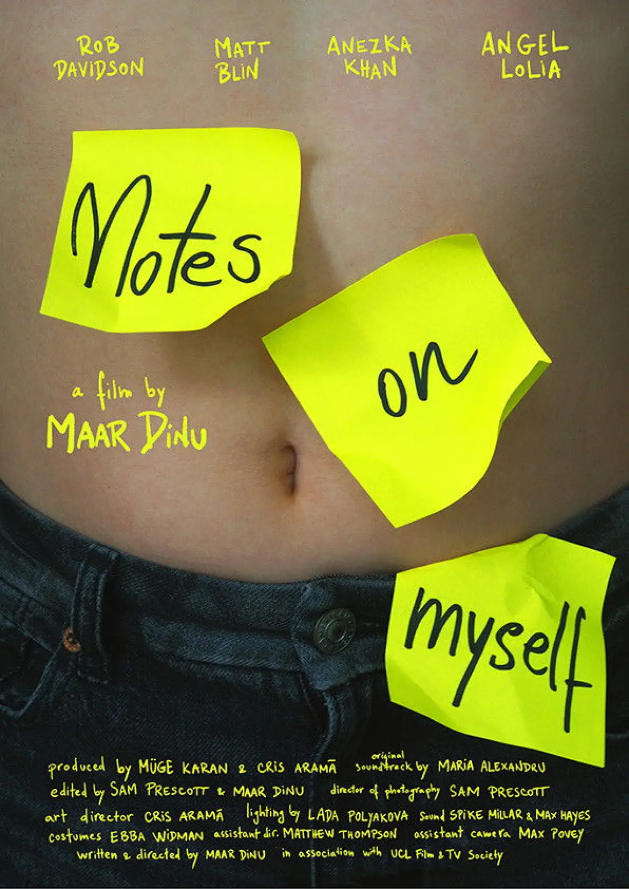Постер к фильму "Notes on Myself"