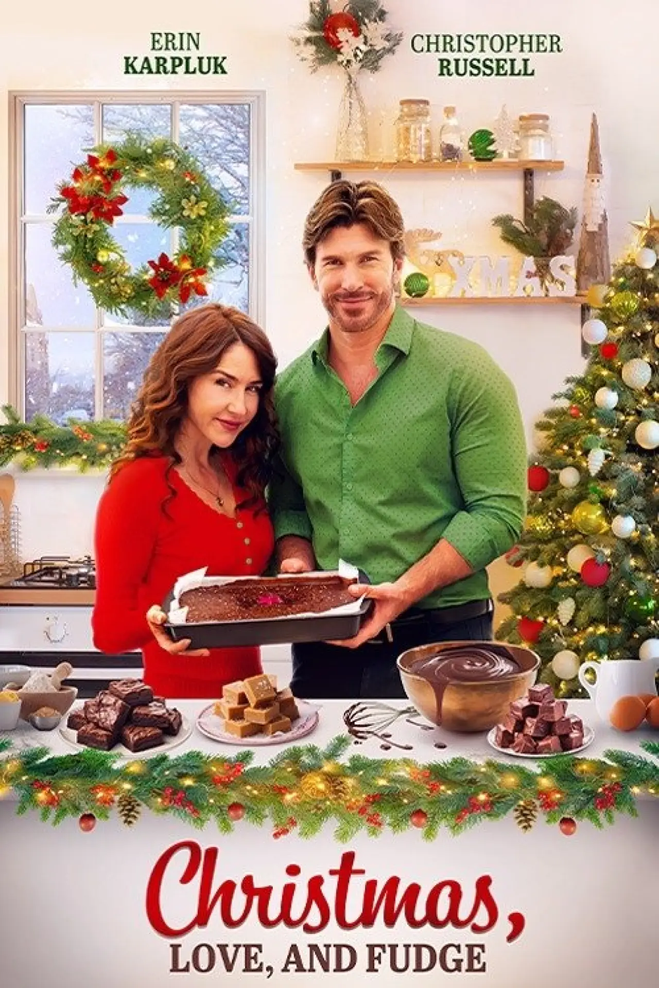 Постер к фильму "Christmas, Love and Fudge"