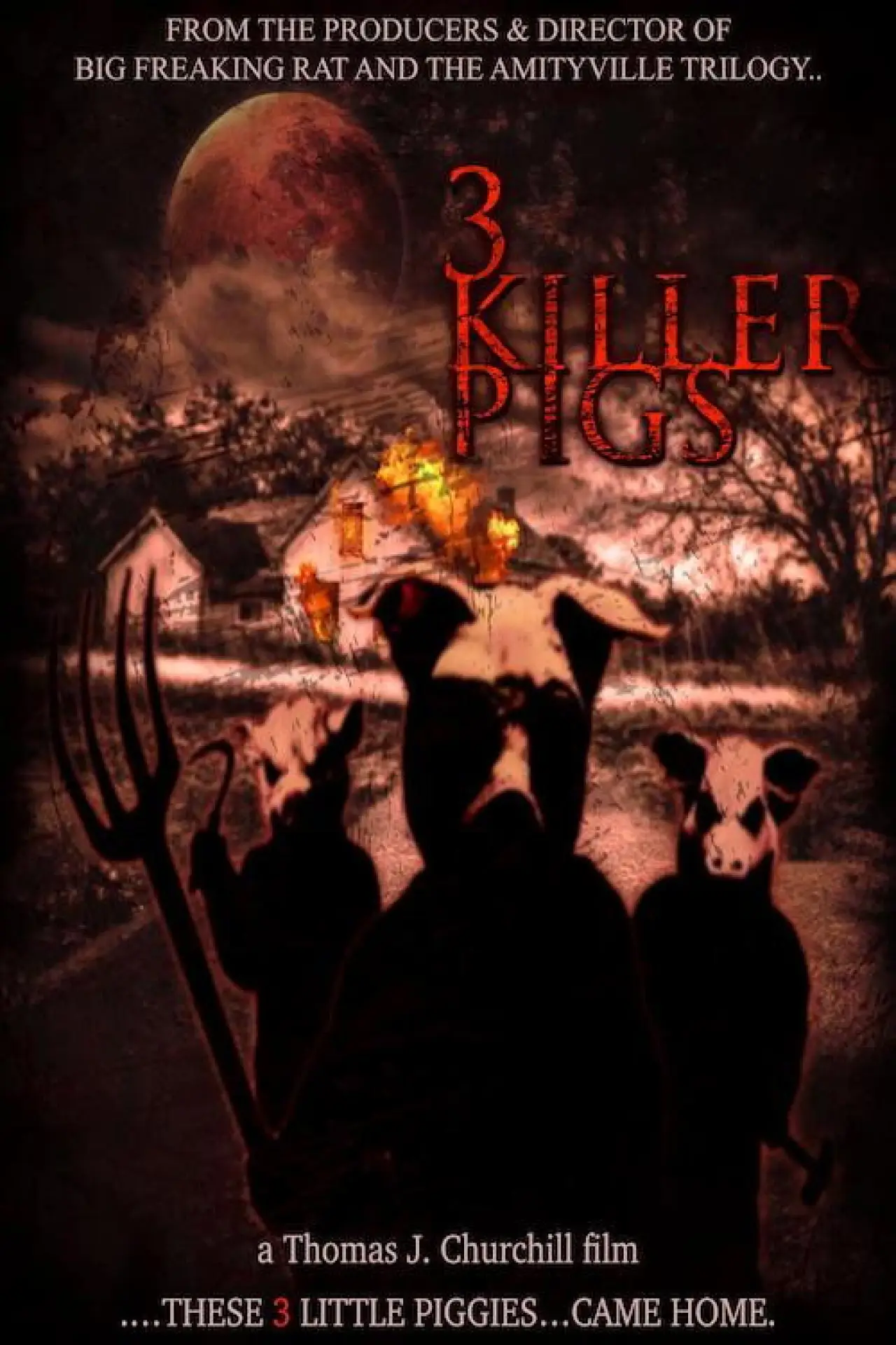 Постер к фильму "The 3 Killer Pigs"