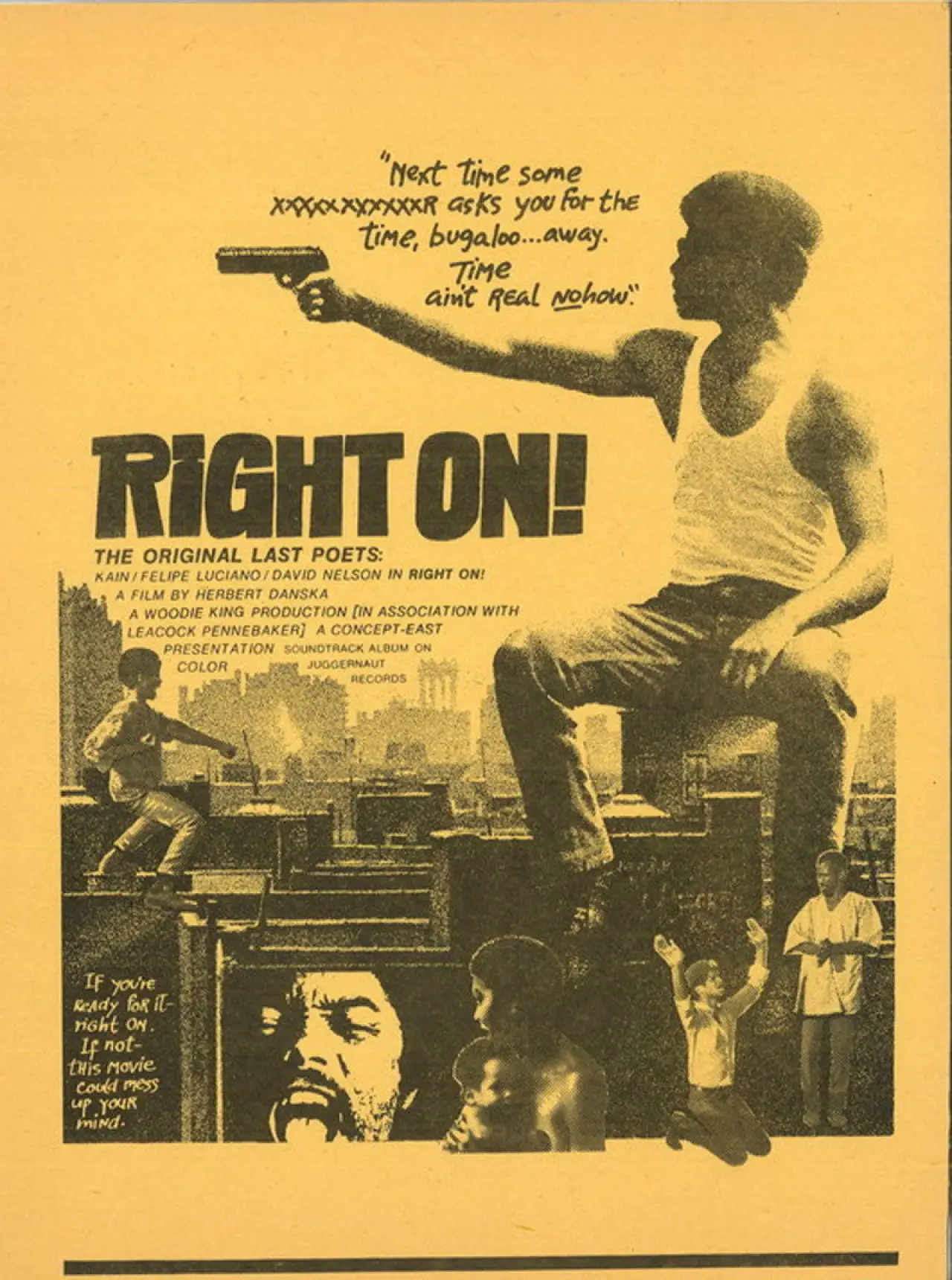 Постер к фильму "Right On!"