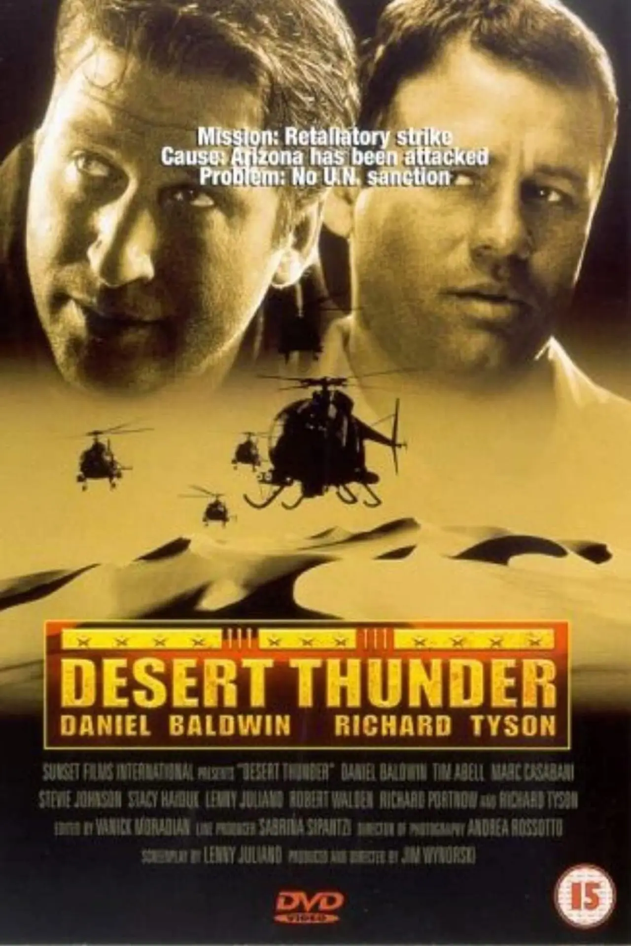 Постер к фильму "Desert Thunder"