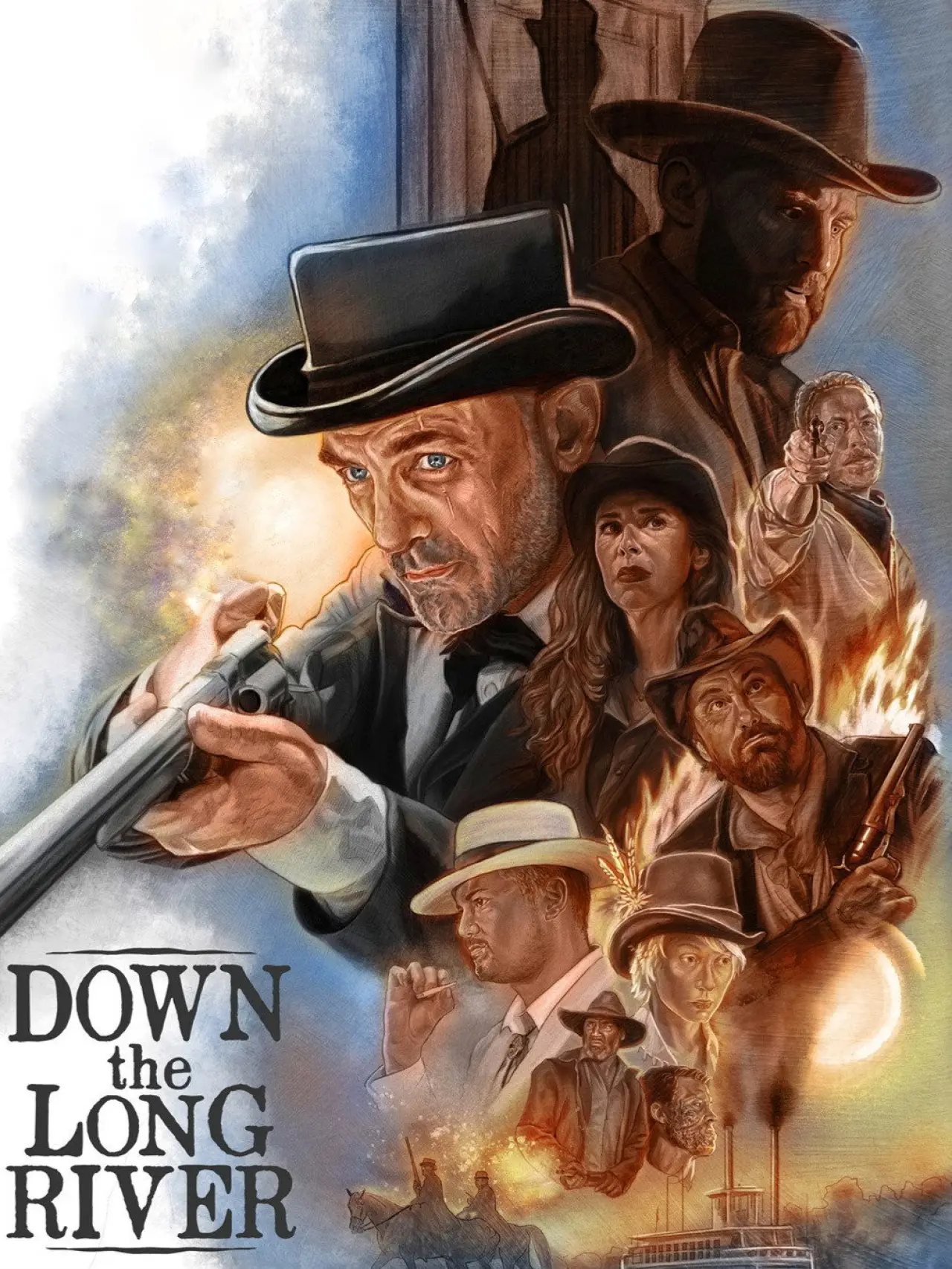 Постер к фильму "Down the Long River"