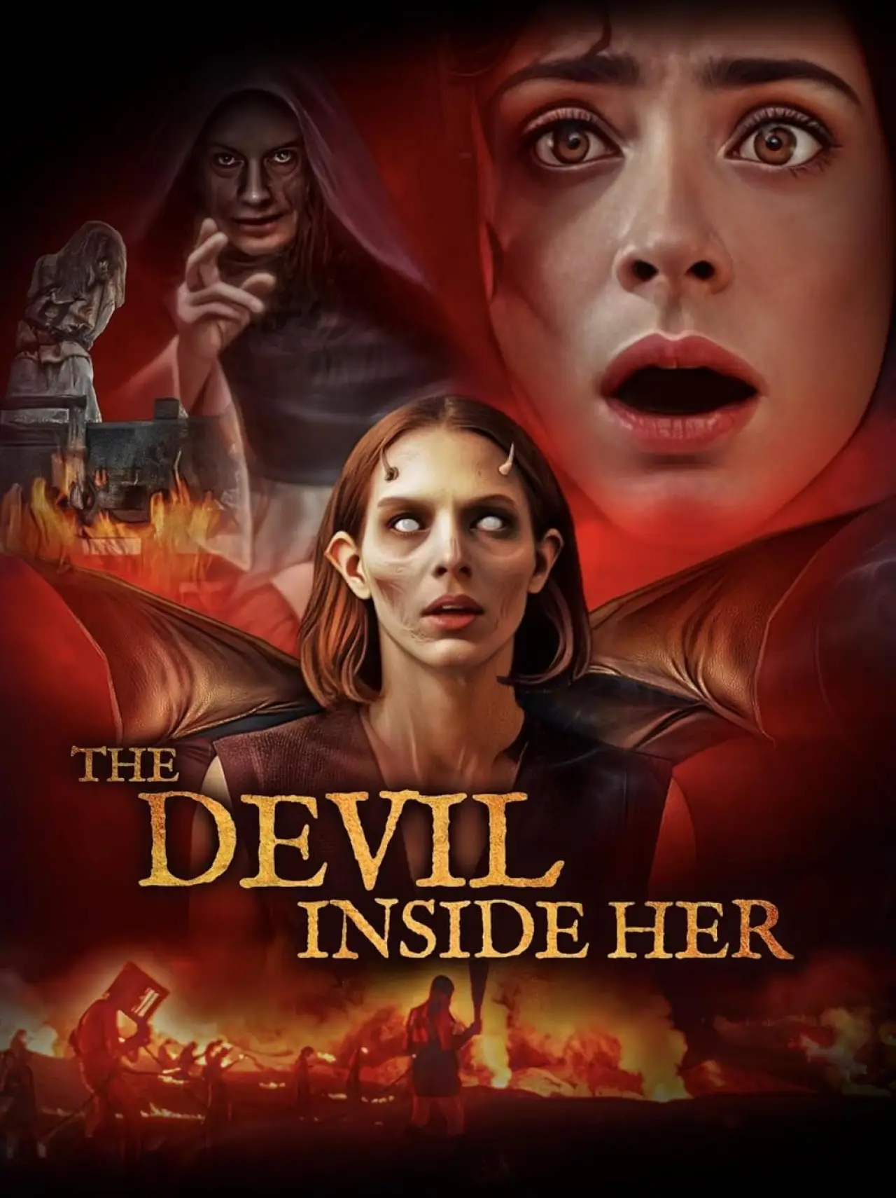 Постер к фильму "The Devil Inside Her"