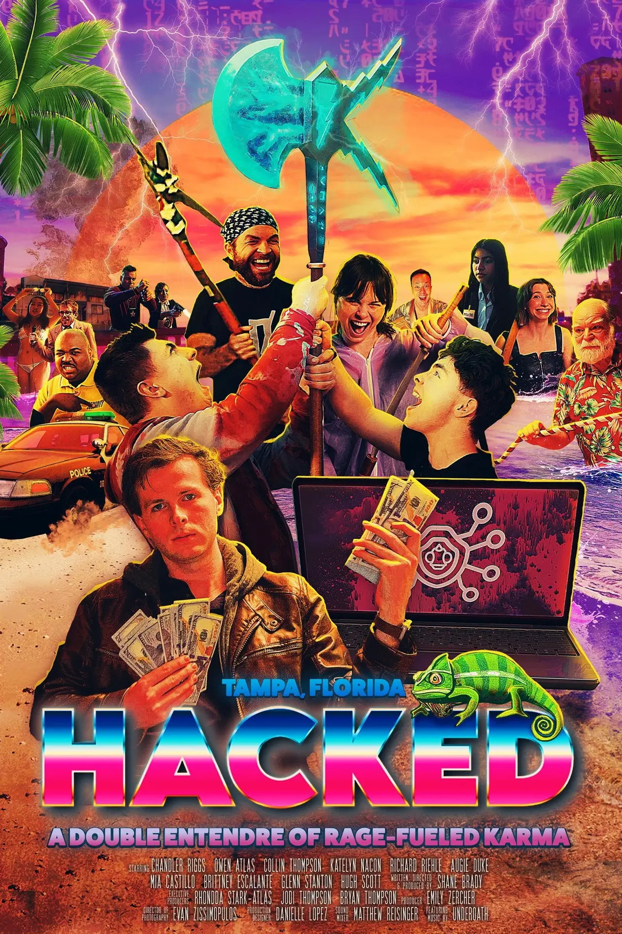 Постер к фильму "Hacked: A Double Entendre of Rage Fueled Karma"