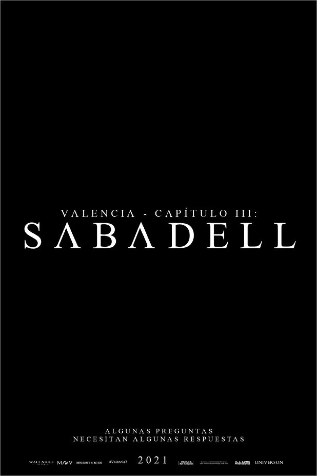Постер к фильму "Valencia - Capítulo III: Sabadell"
